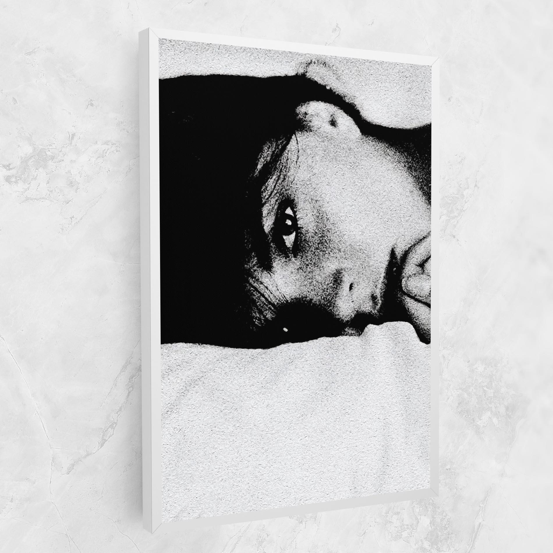 Картина на платно Eye Contact mockup 1