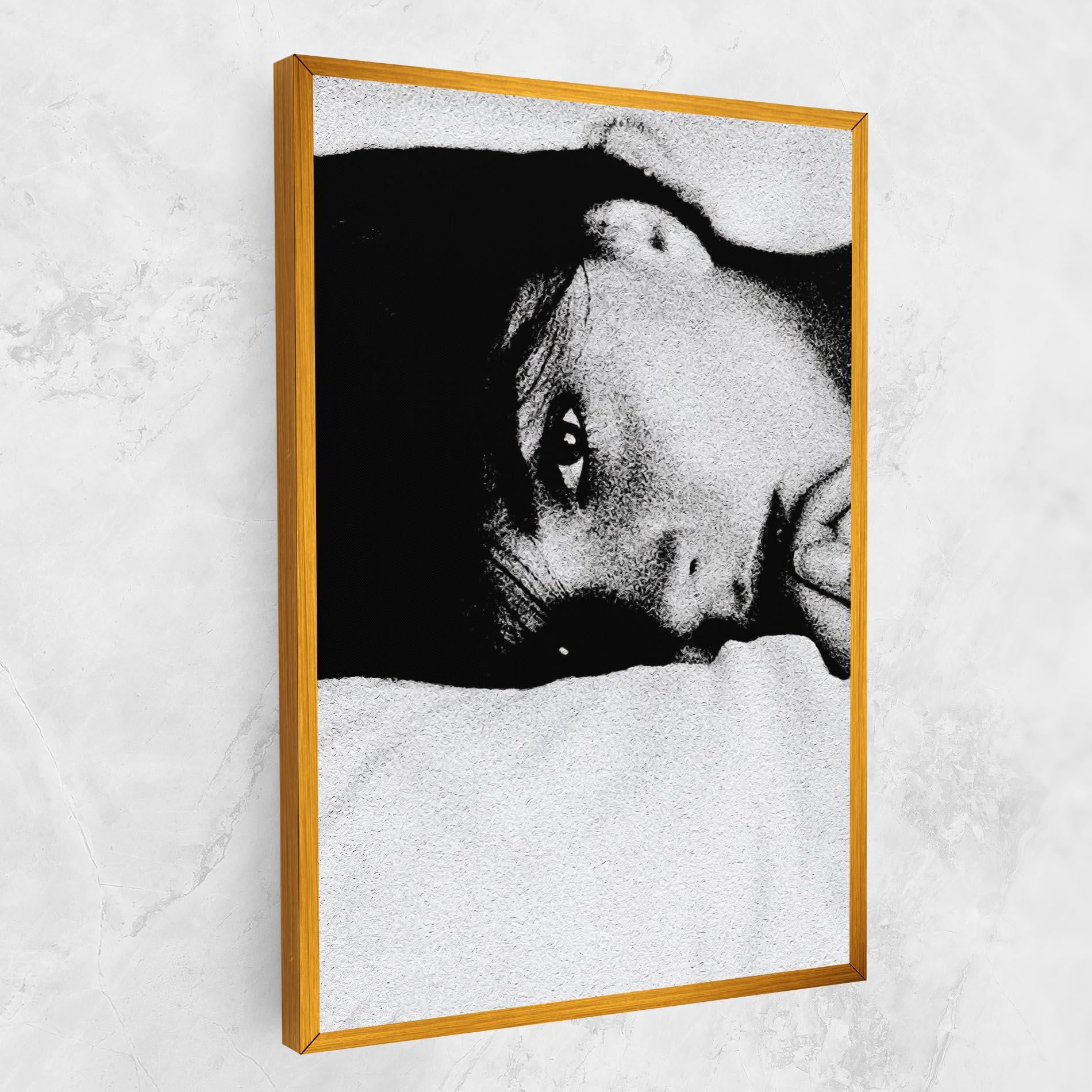 Картина на платно Eye Contact mockup 1