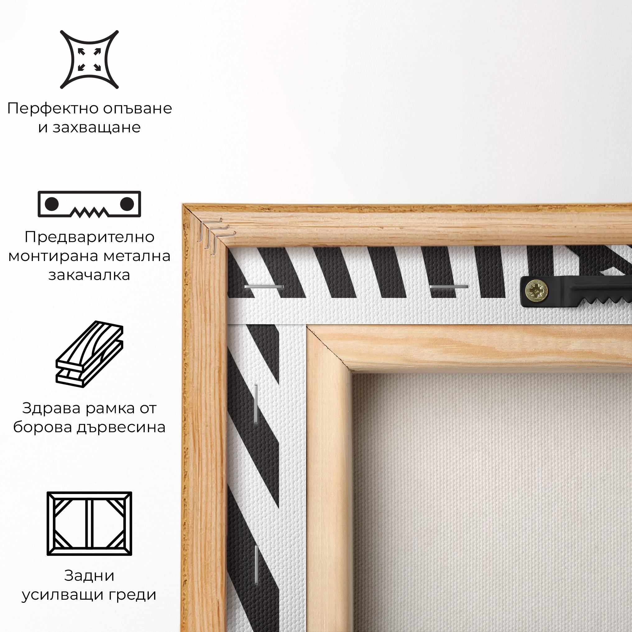 Картина на платно 3d Ball Zebra mockup 5