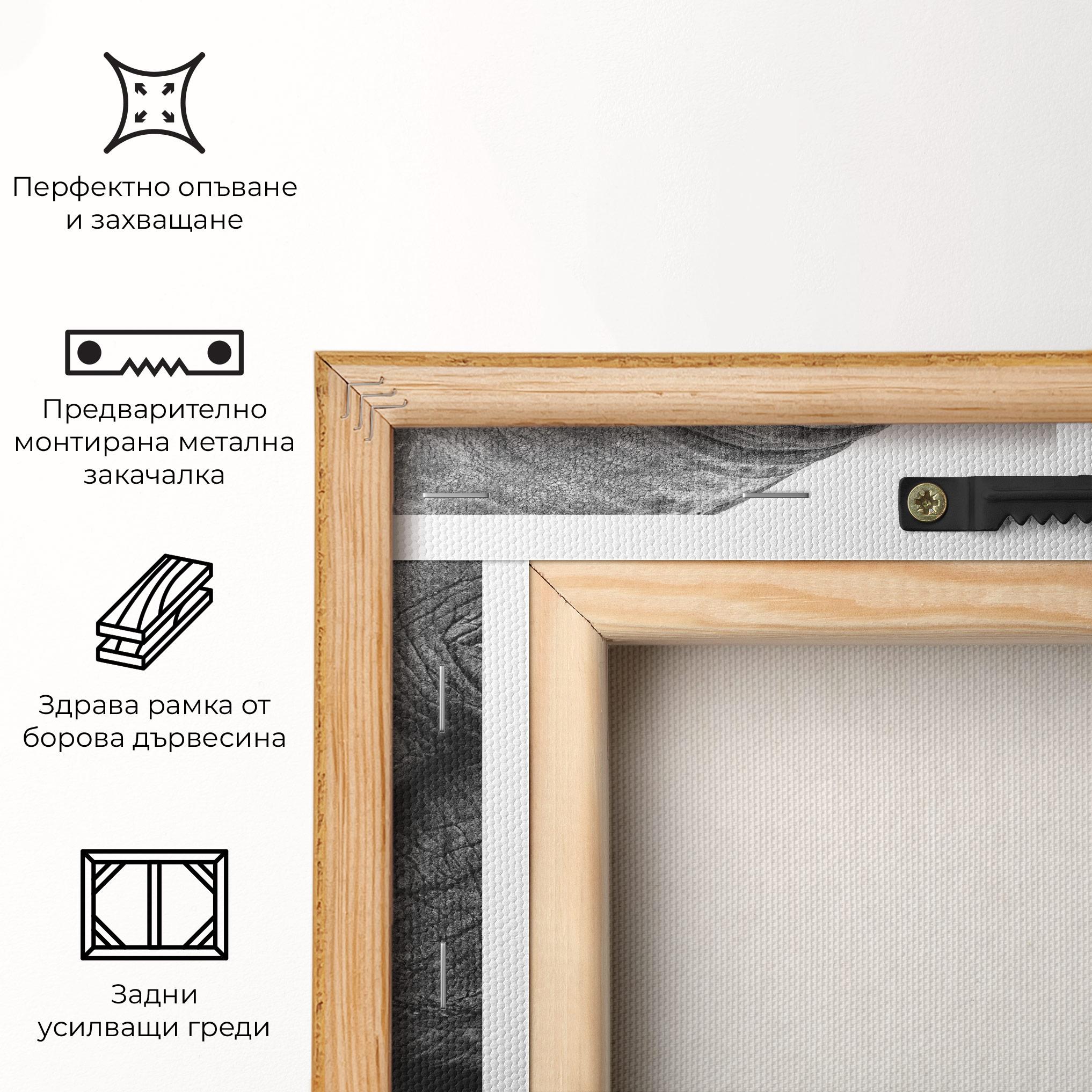 Картина на платно Elephant Drinking mockup 5