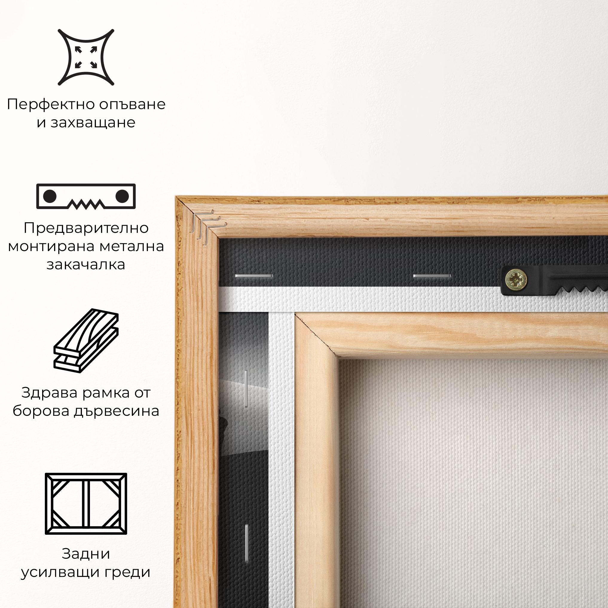 Картина на платно Grey Dune mockup 5