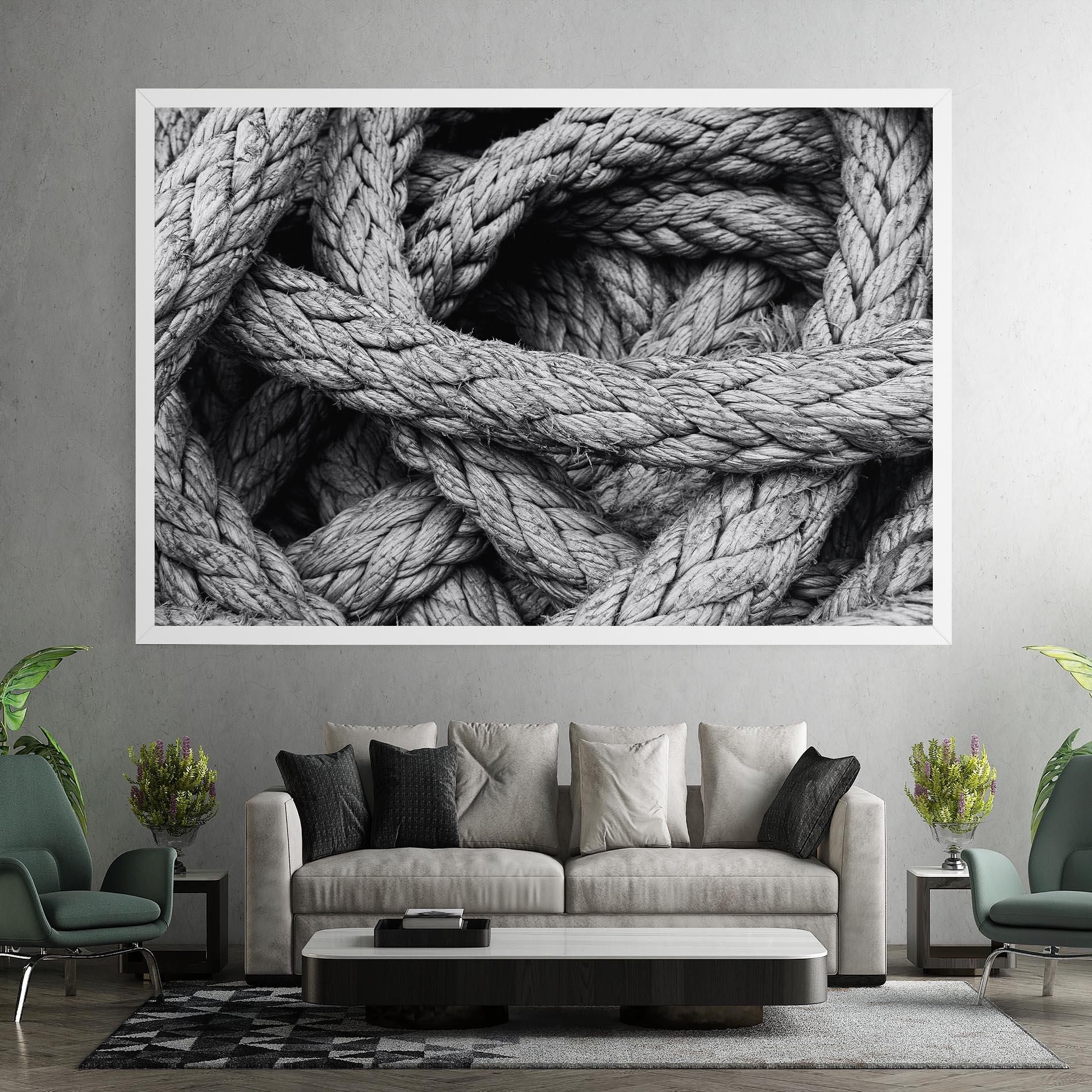 Картина на платно Gray String mockup 7