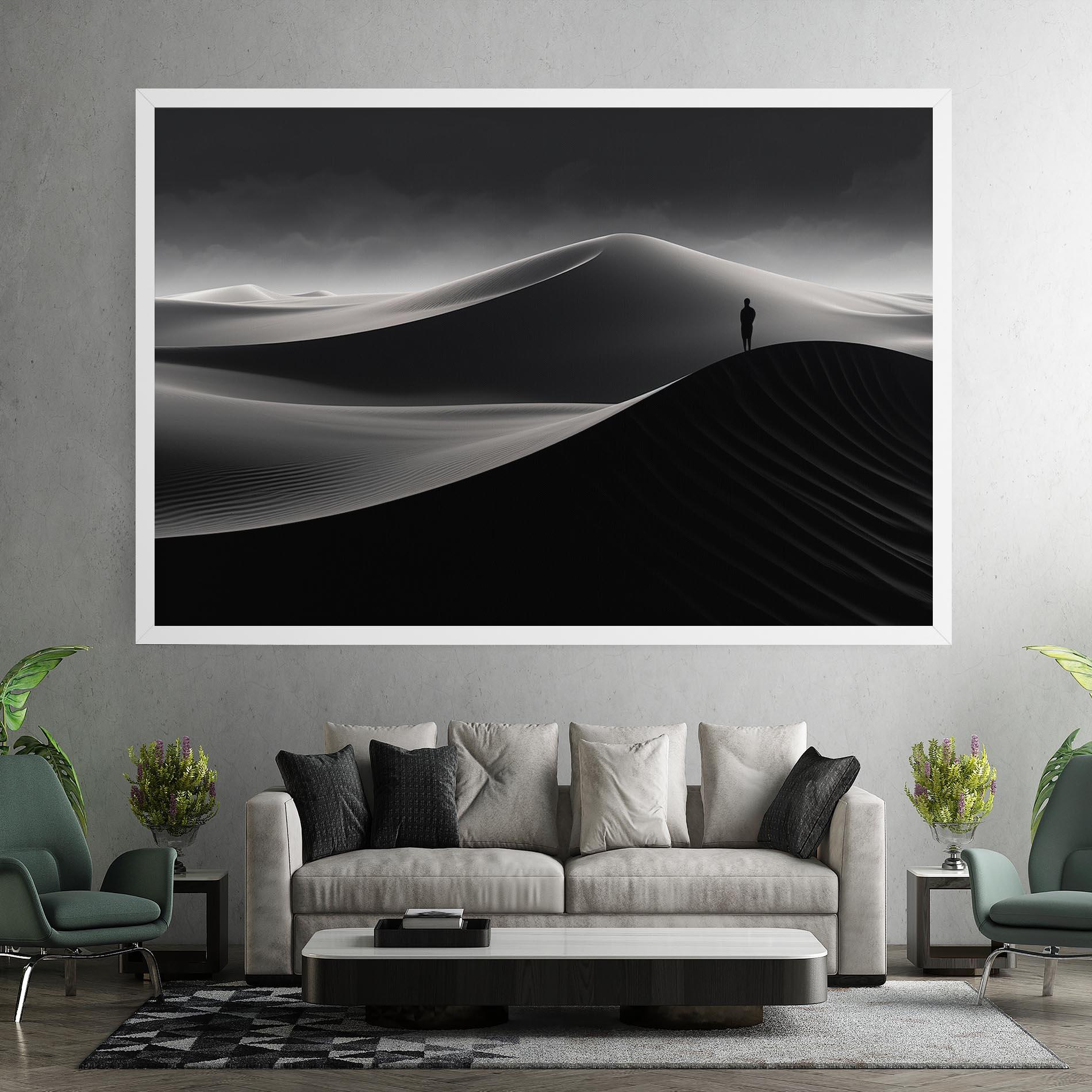 Картина на платно Grey Dune mockup 7