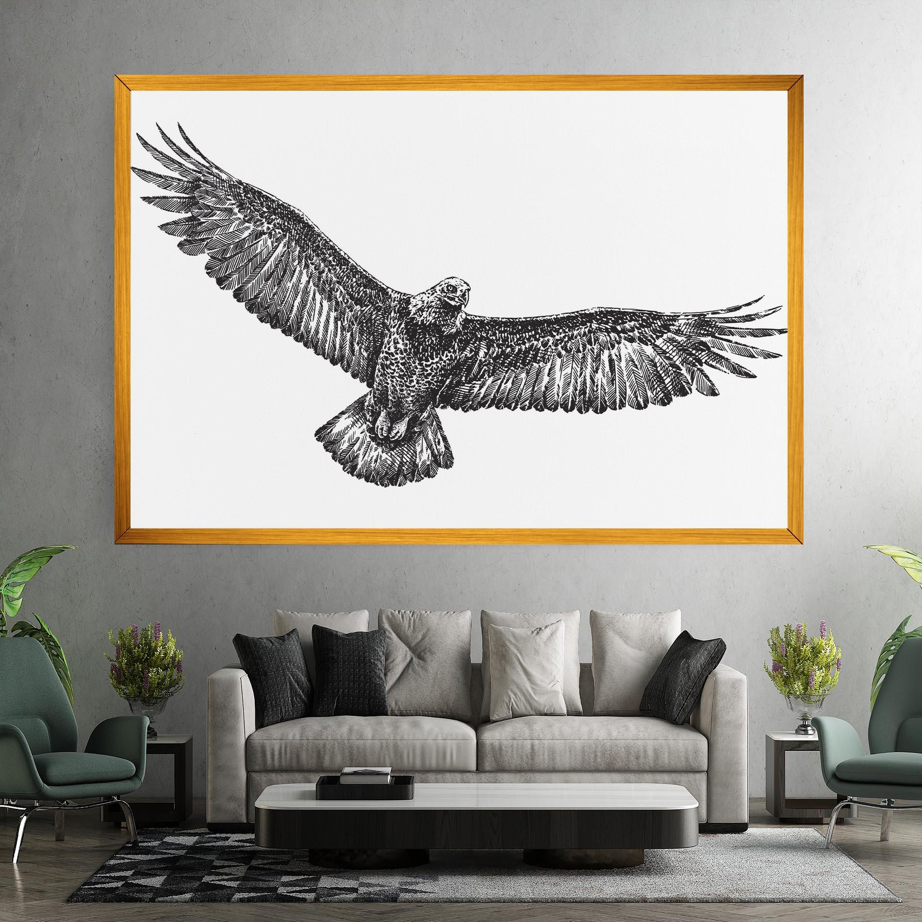Картина на платно Eagle Art Line mockup 7
