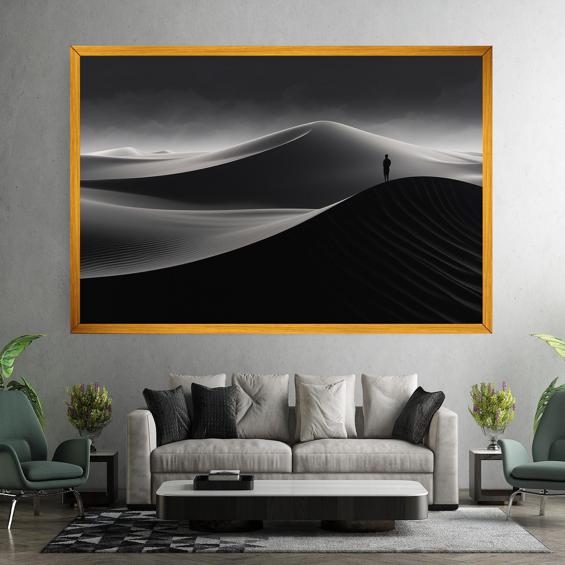 Картина на платно Grey Dune mockup 7