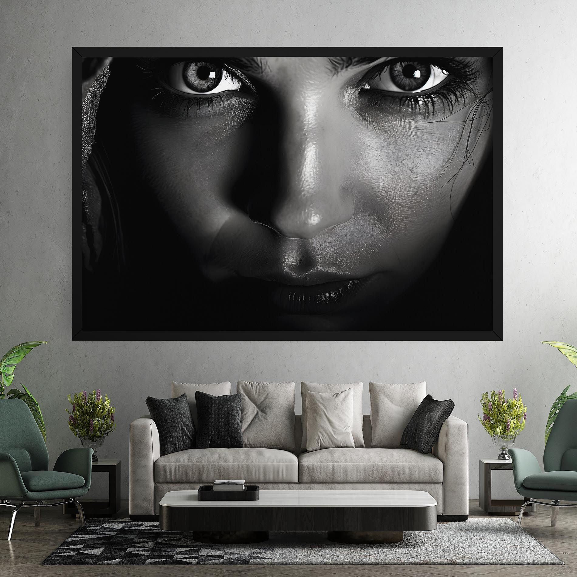 Closeup Portrait mockup 7