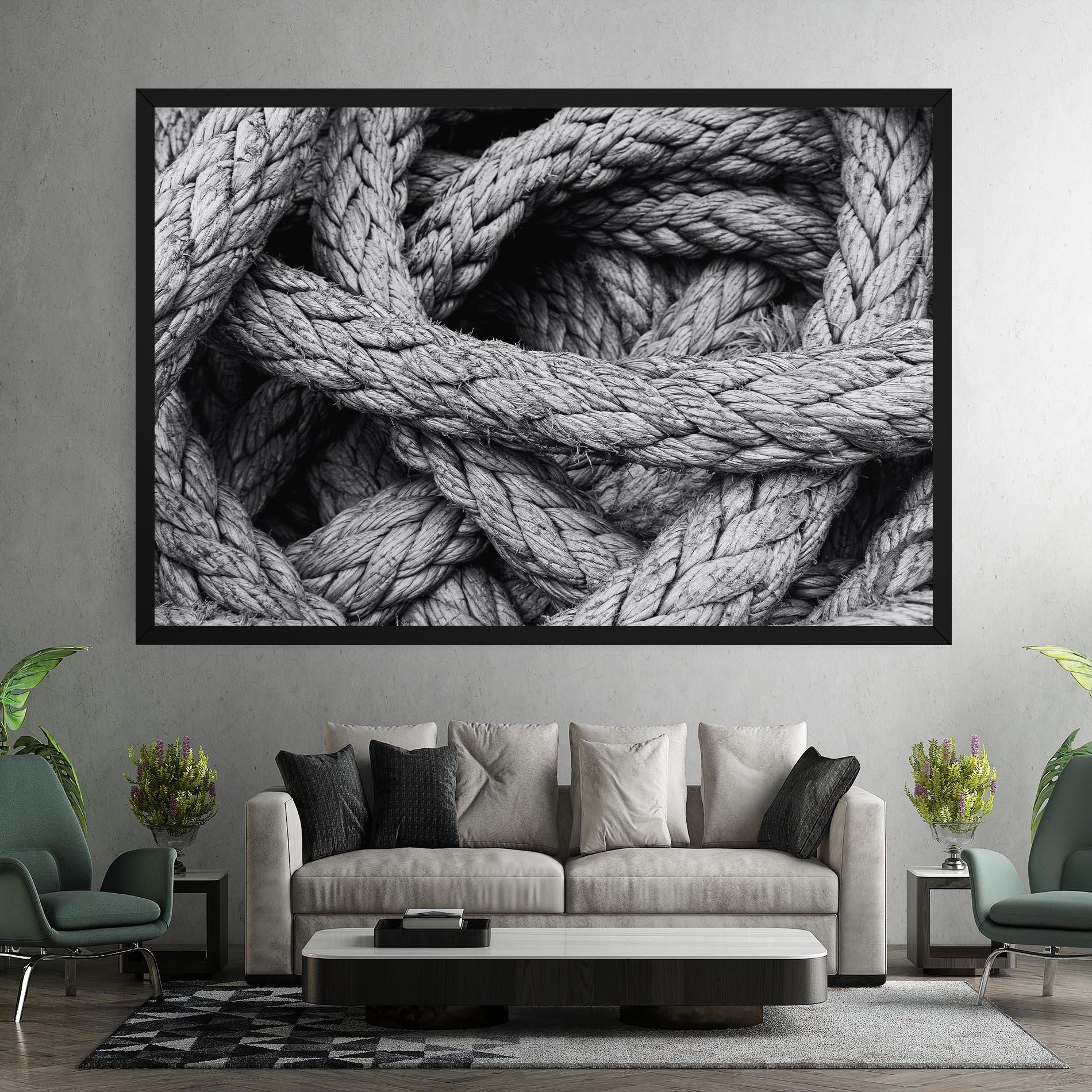 Картина на платно Gray String mockup 7