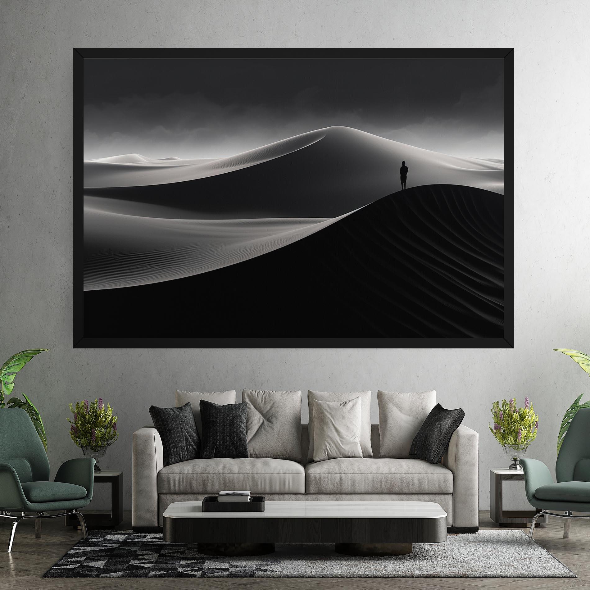 Картина на платно Grey Dune mockup 7