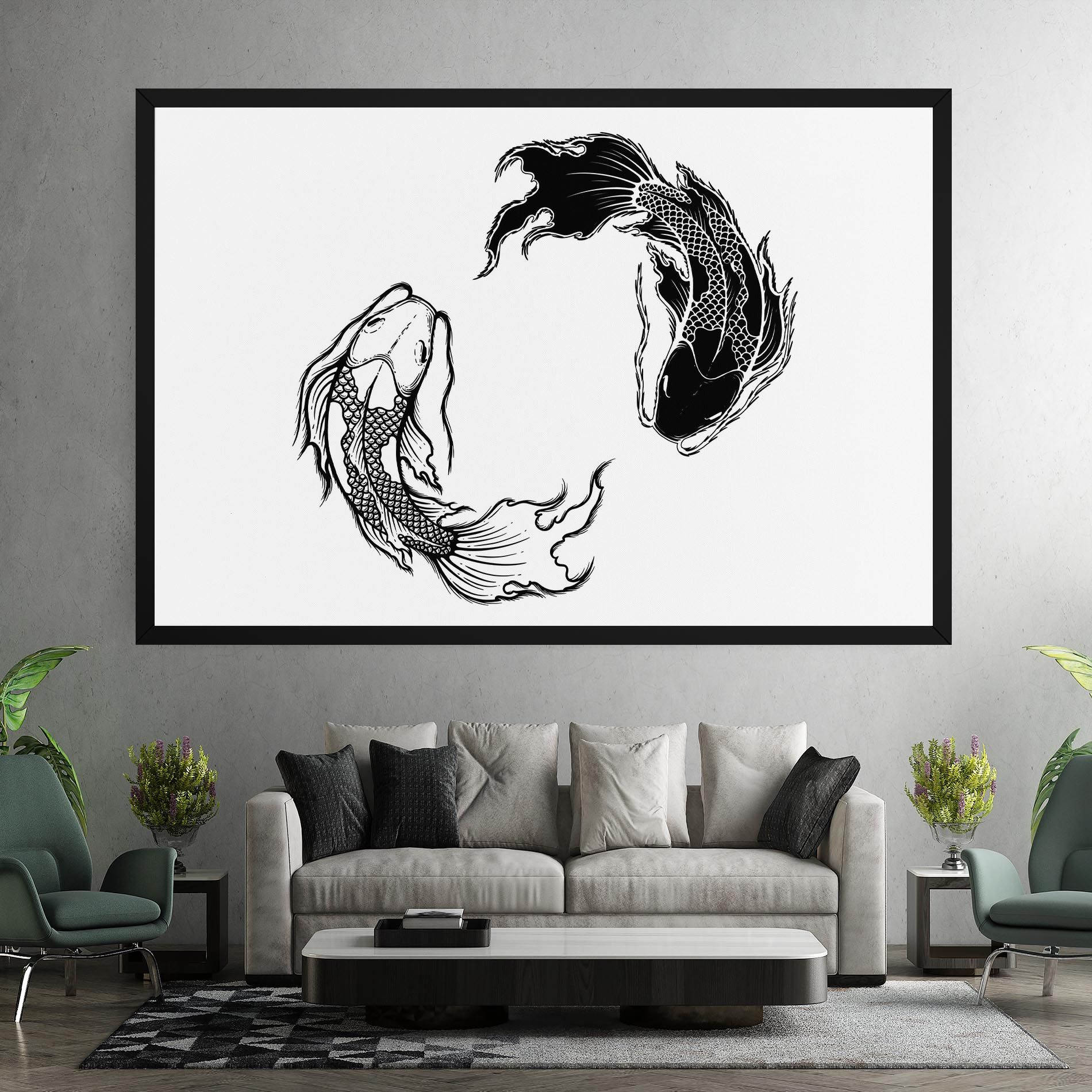 Yin Yang Koi mockup 7