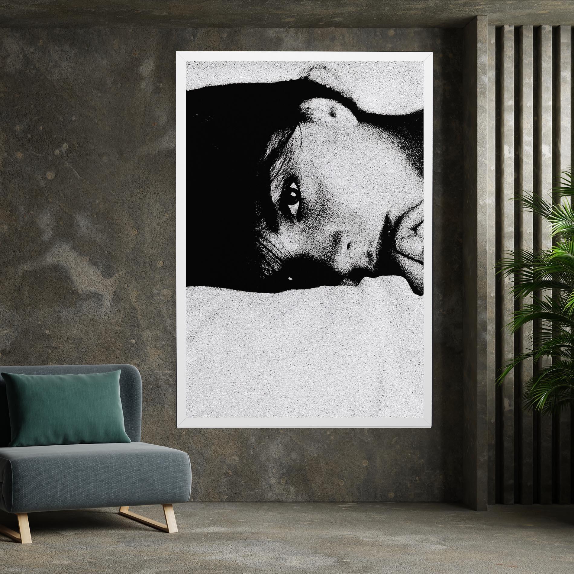 Картина на платно Eye Contact mockup 7