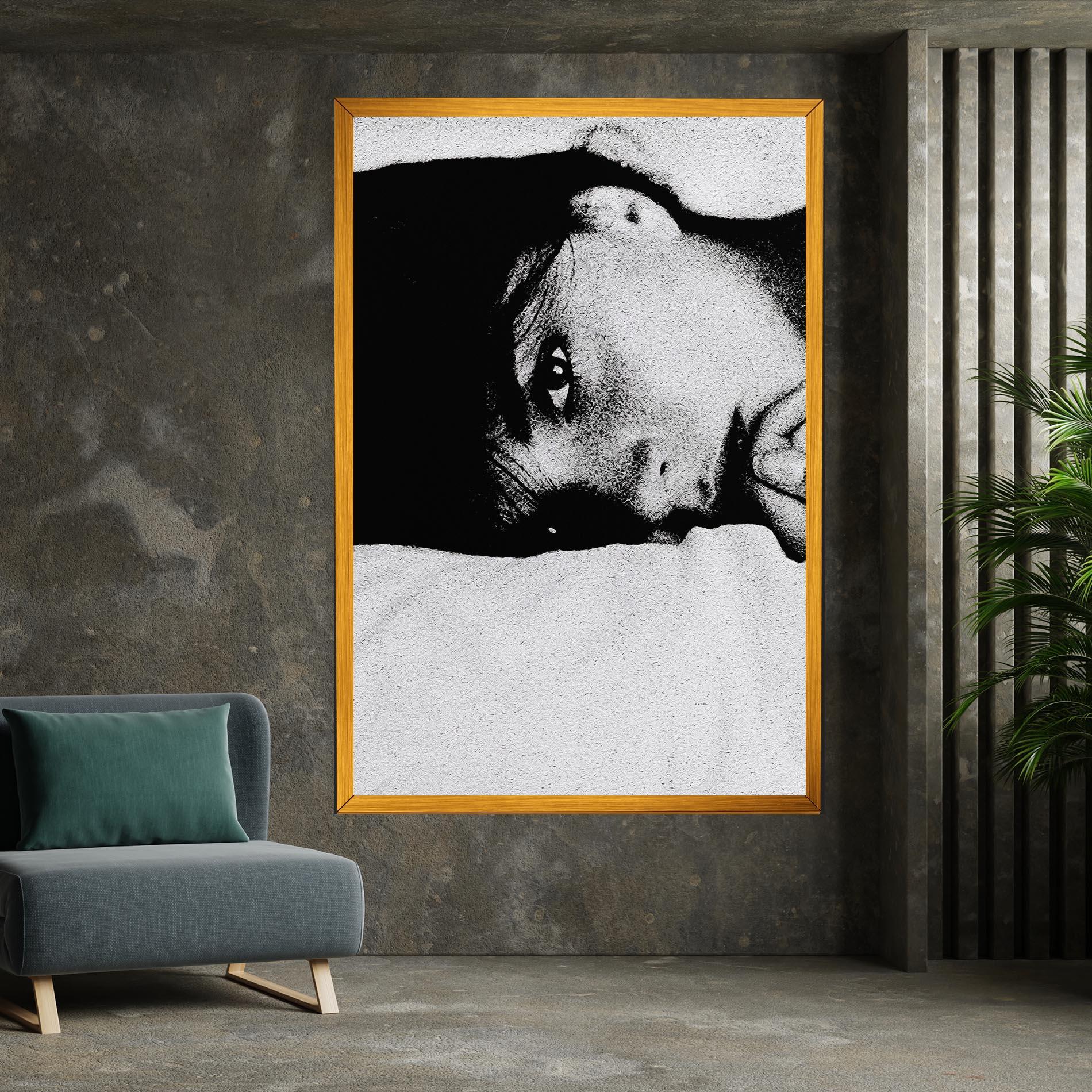 Картина на платно Eye Contact mockup 7