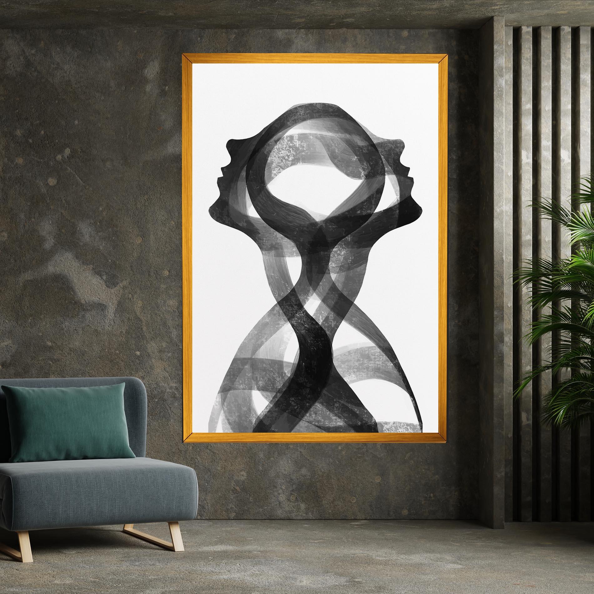 Картина на платно Human Conection mockup 7