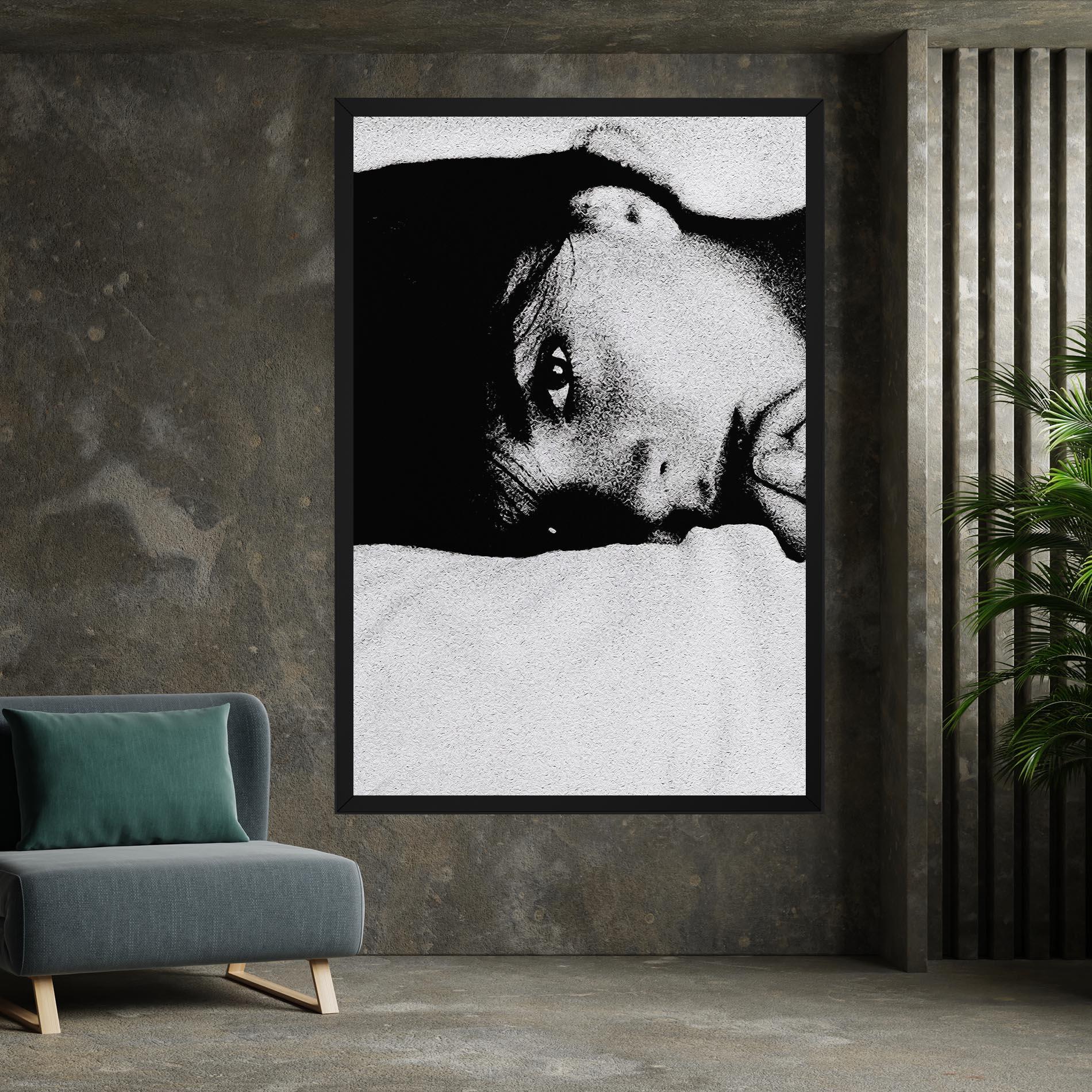 Картина на платно Eye Contact mockup 7