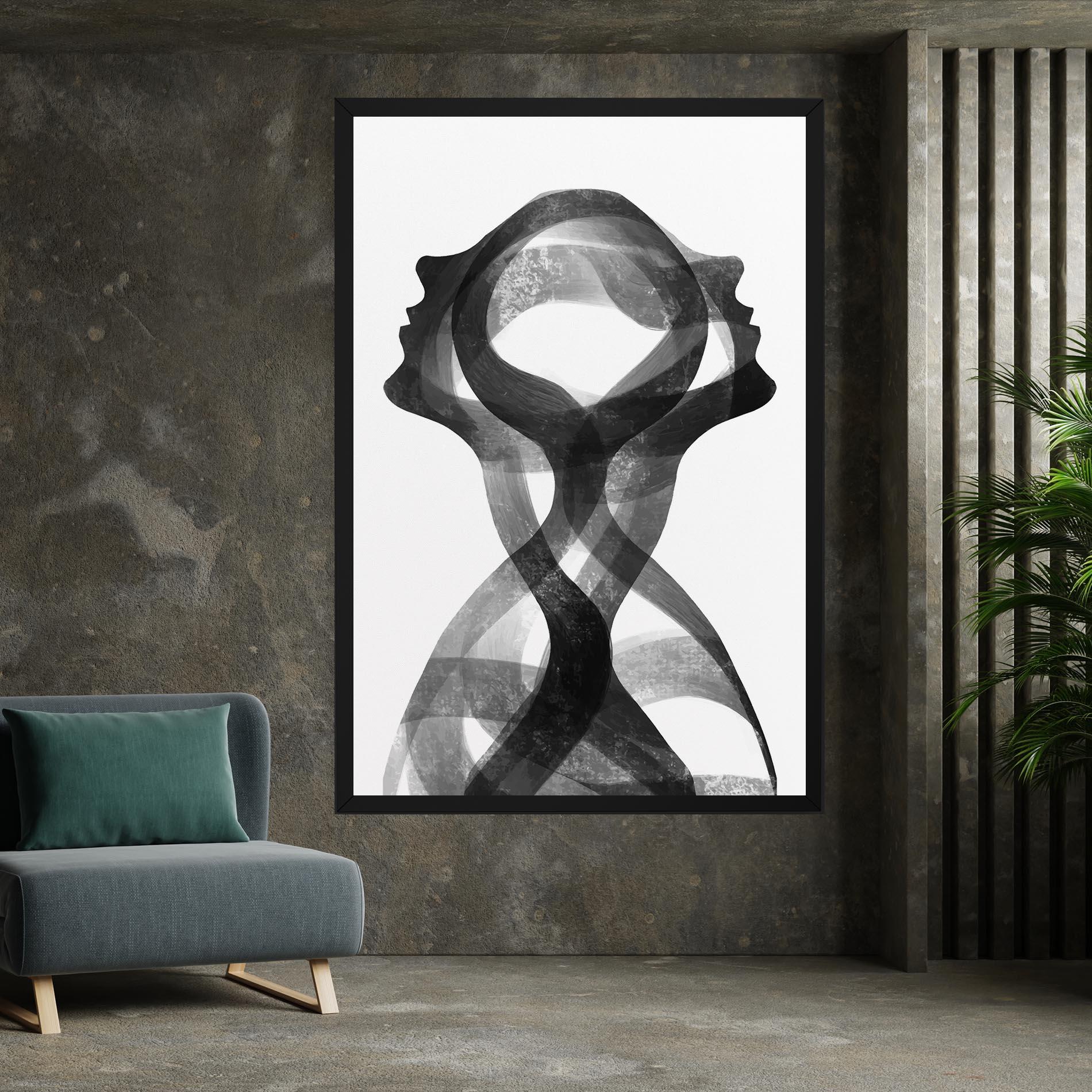 Картина на платно Human Conection mockup 7