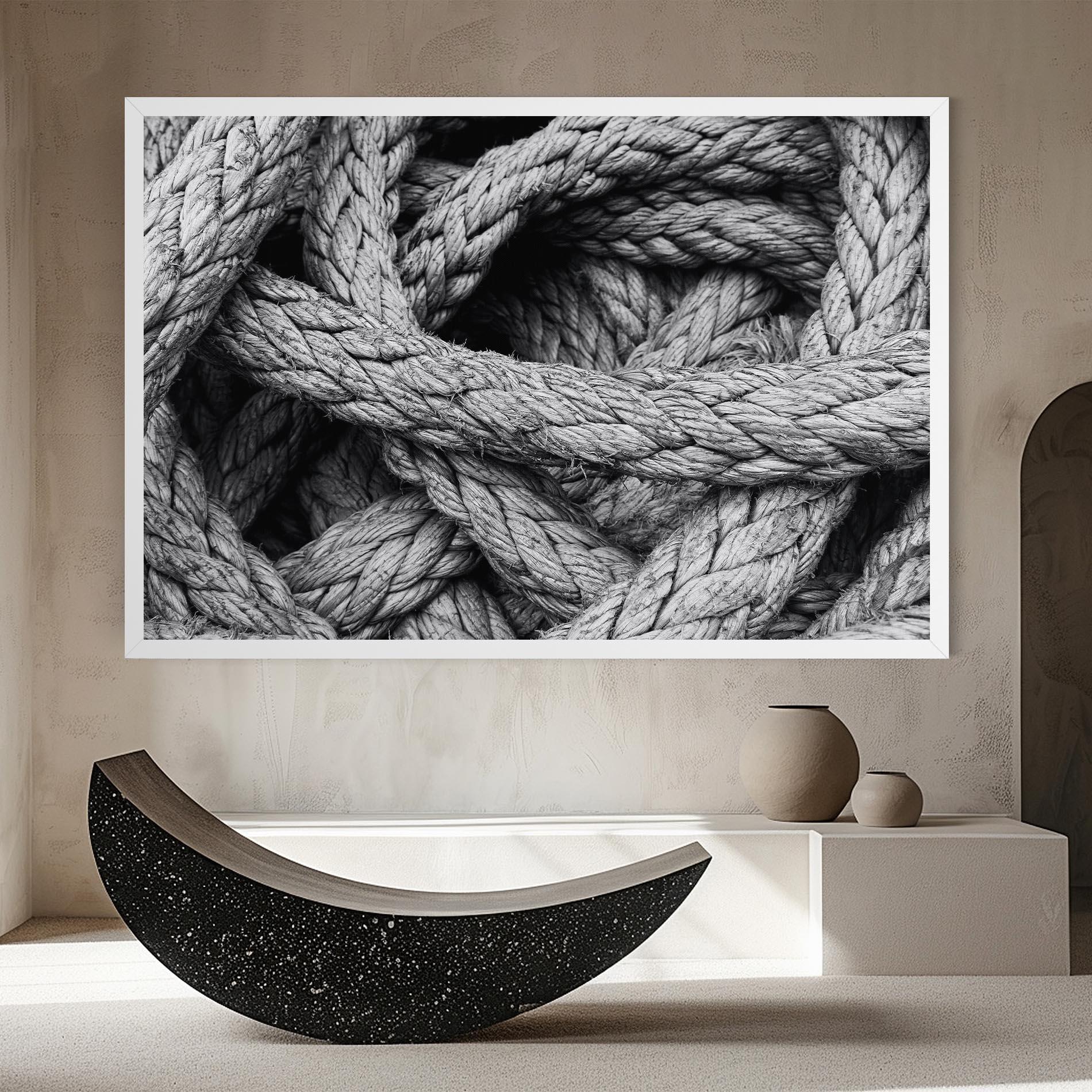 Картина на платно Gray String mockup 8