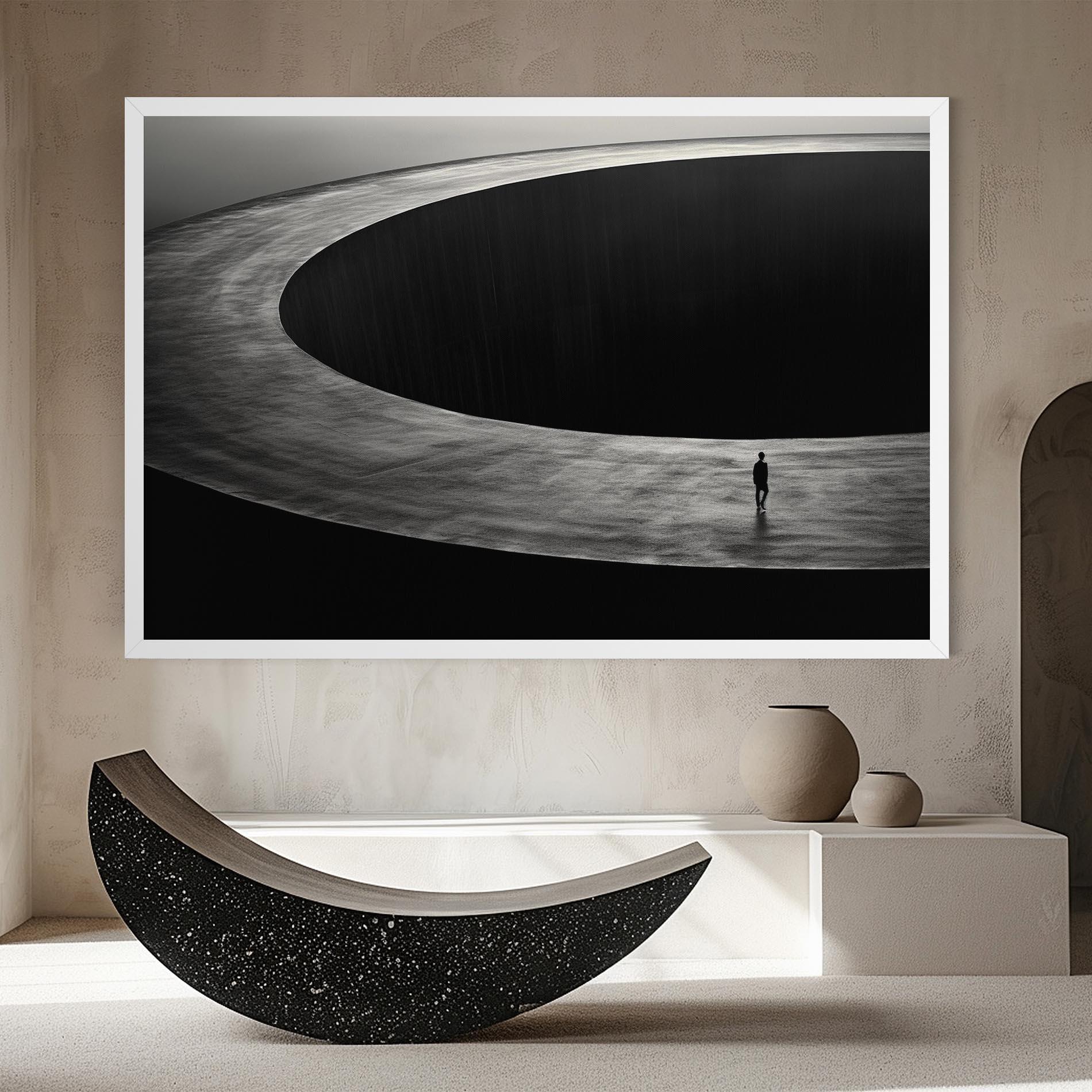 Картина на платно Man Walking mockup 8