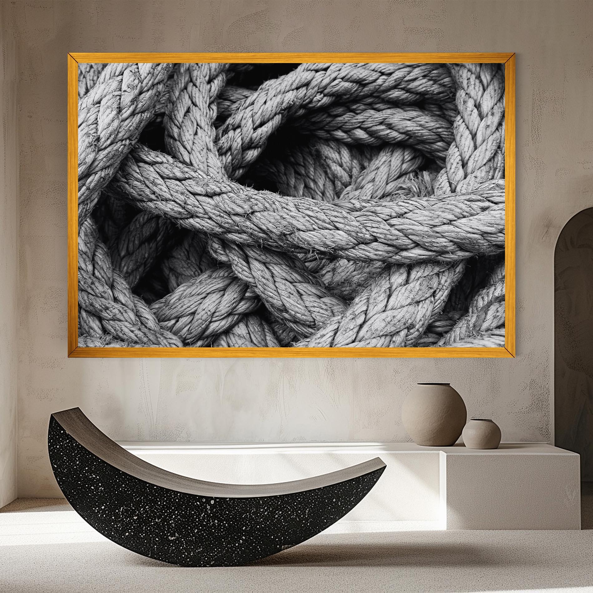 Картина на платно Gray String mockup 8