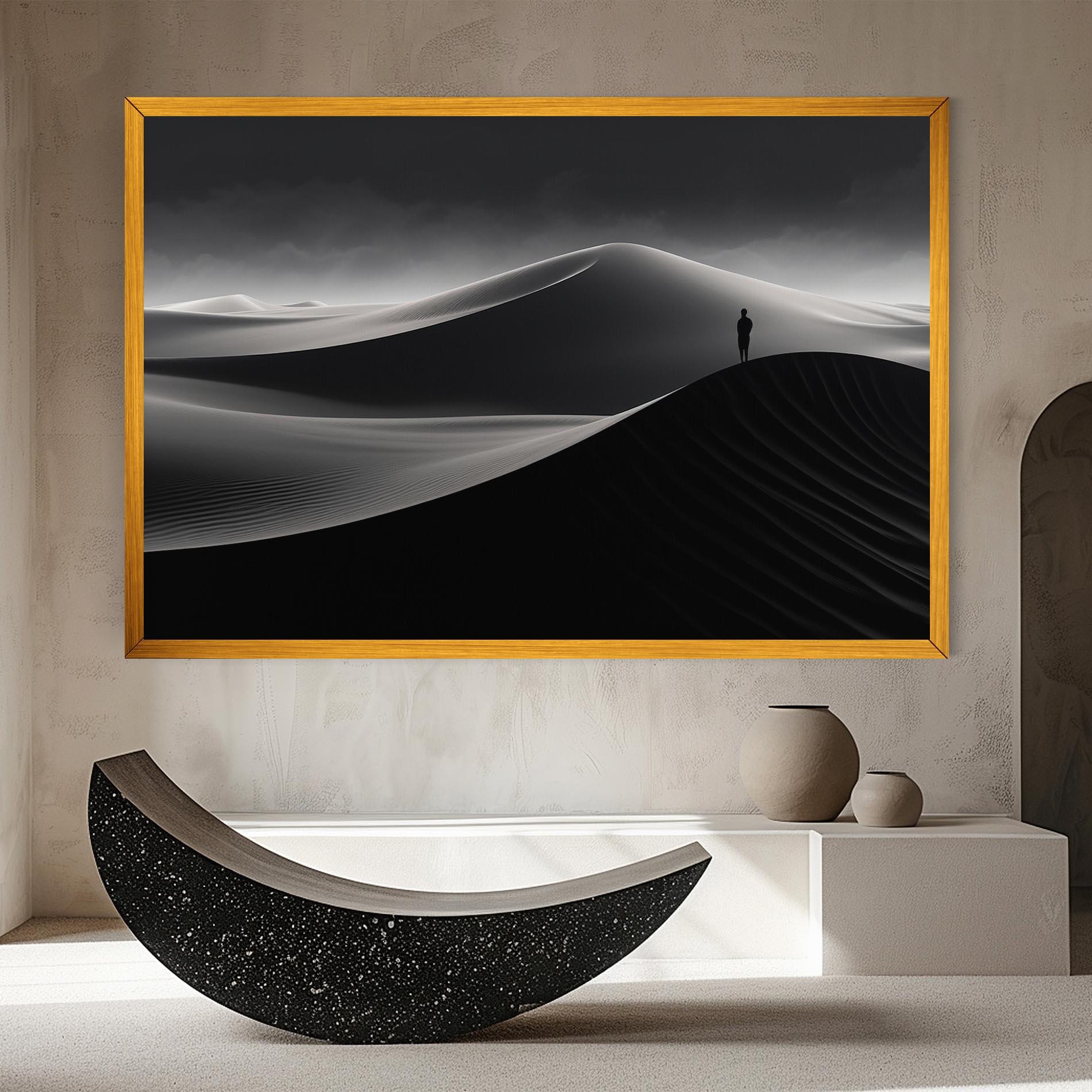 Картина на платно Grey Dune mockup 8