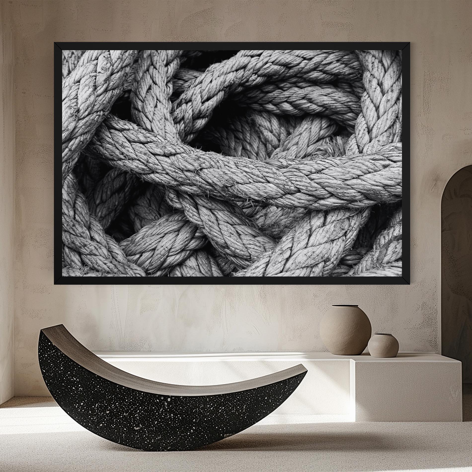 Картина на платно Gray String mockup 8