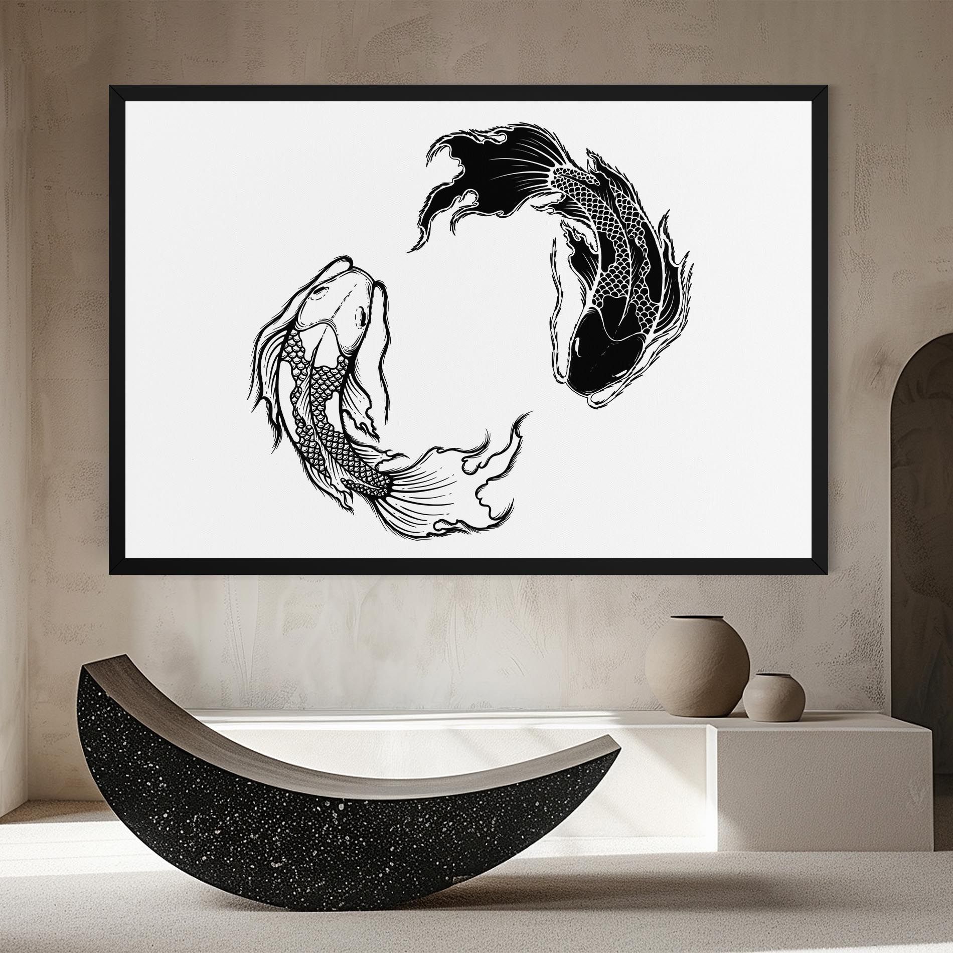 Yin Yang Koi mockup 8
