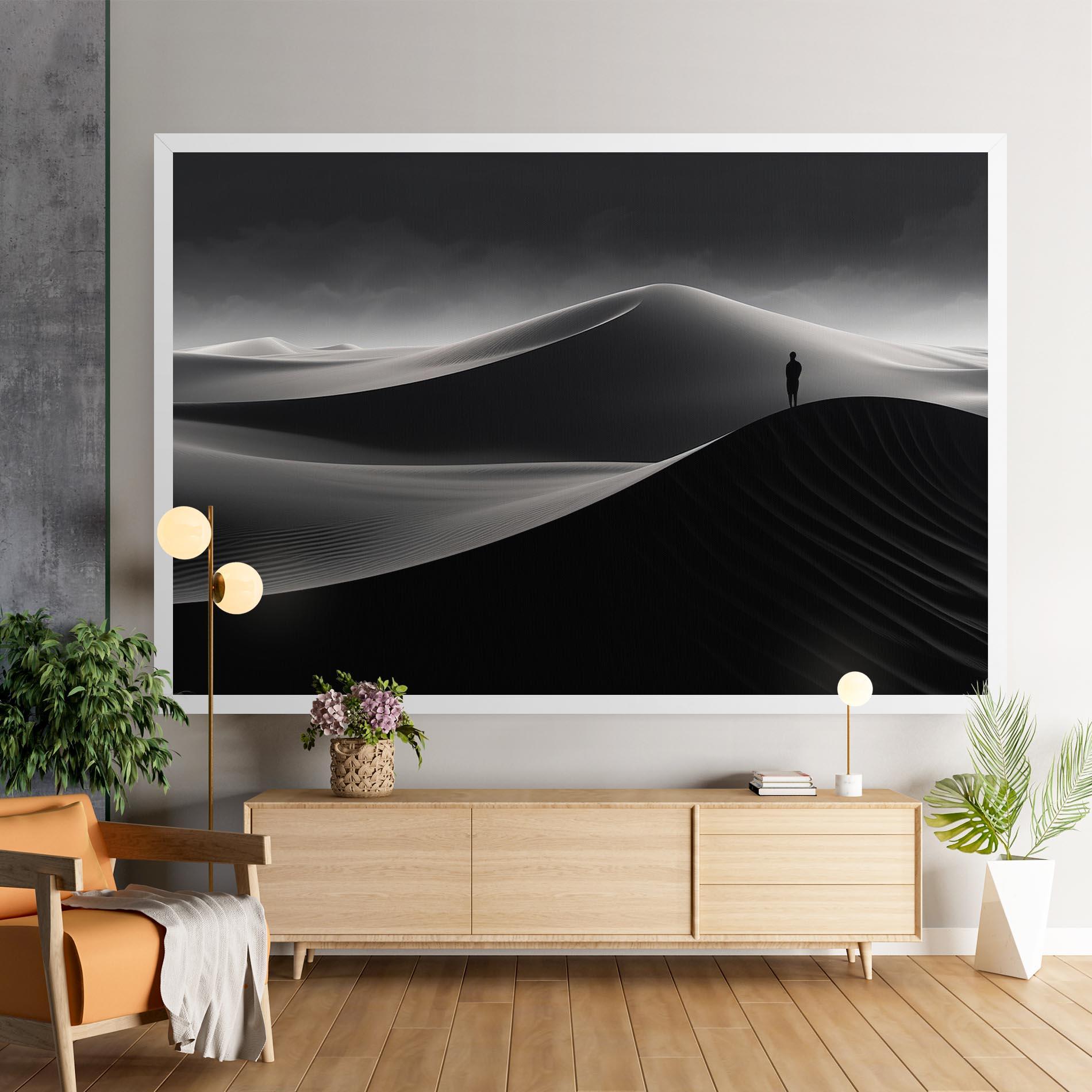 Картина на платно Grey Dune mockup 9