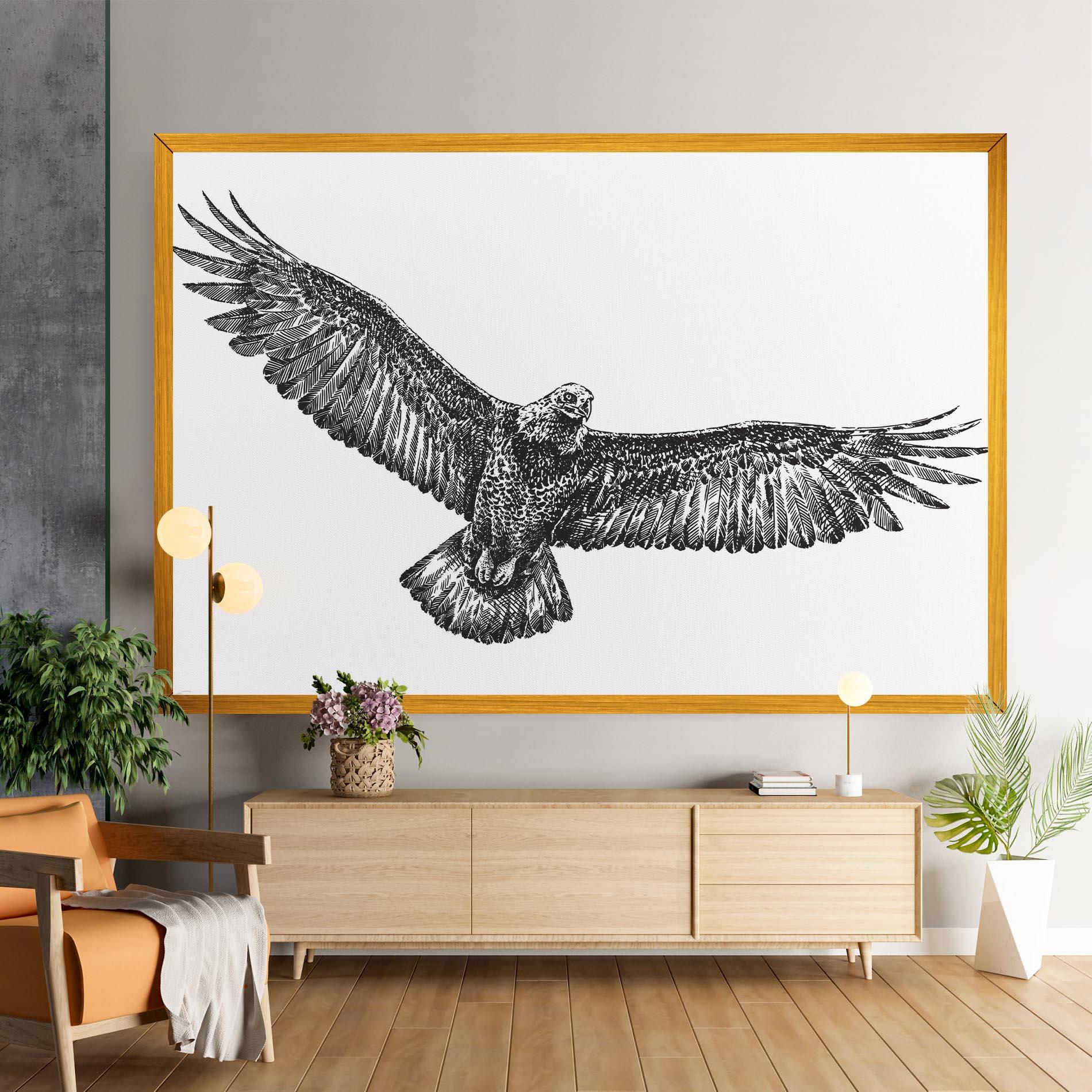 Картина на платно Eagle Art Line mockup 9