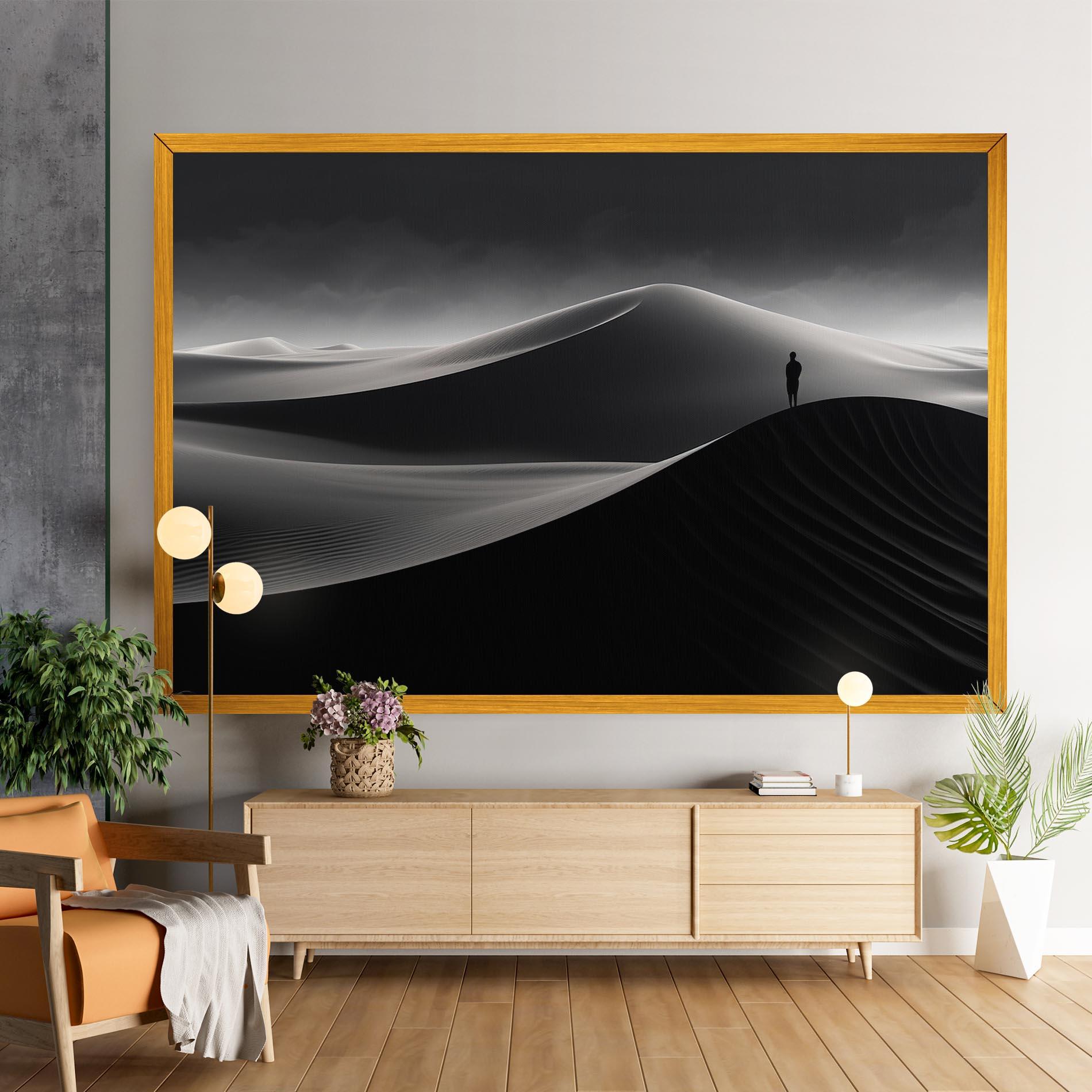 Картина на платно Grey Dune mockup 9