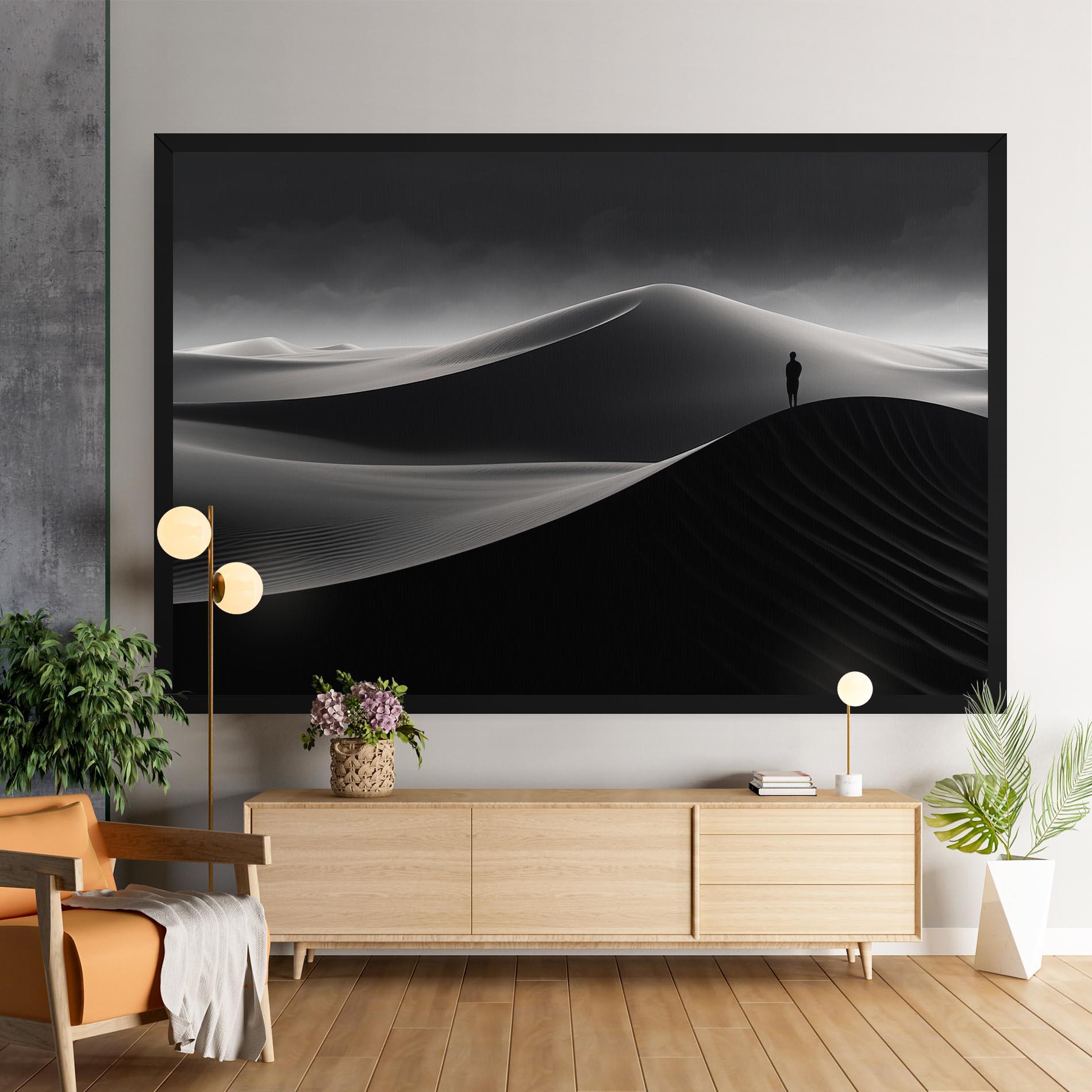 Картина на платно Grey Dune mockup 9