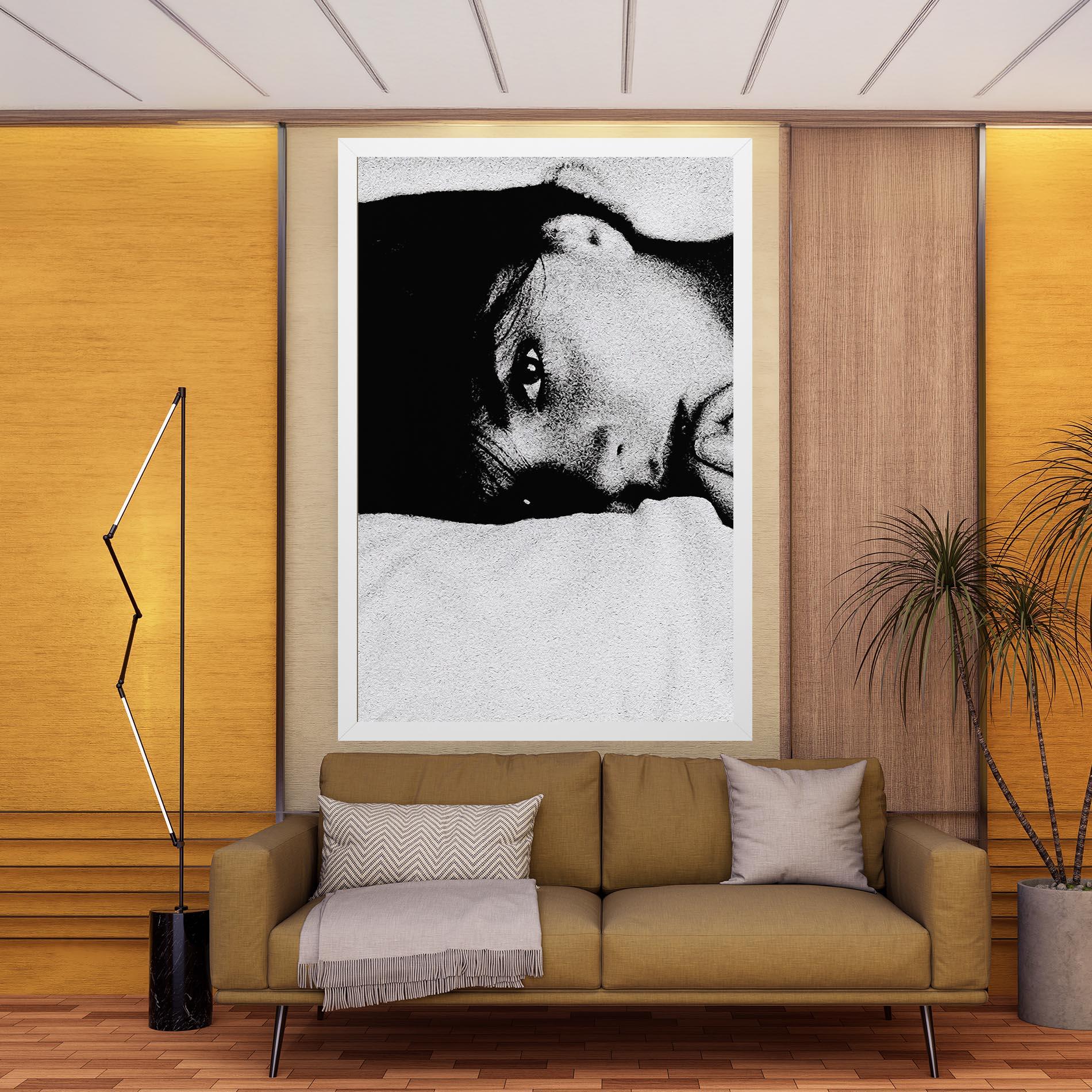 Картина на платно Eye Contact mockup 9