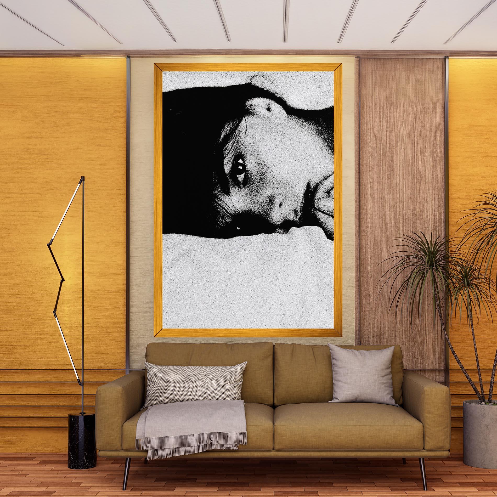 Картина на платно Eye Contact mockup 9