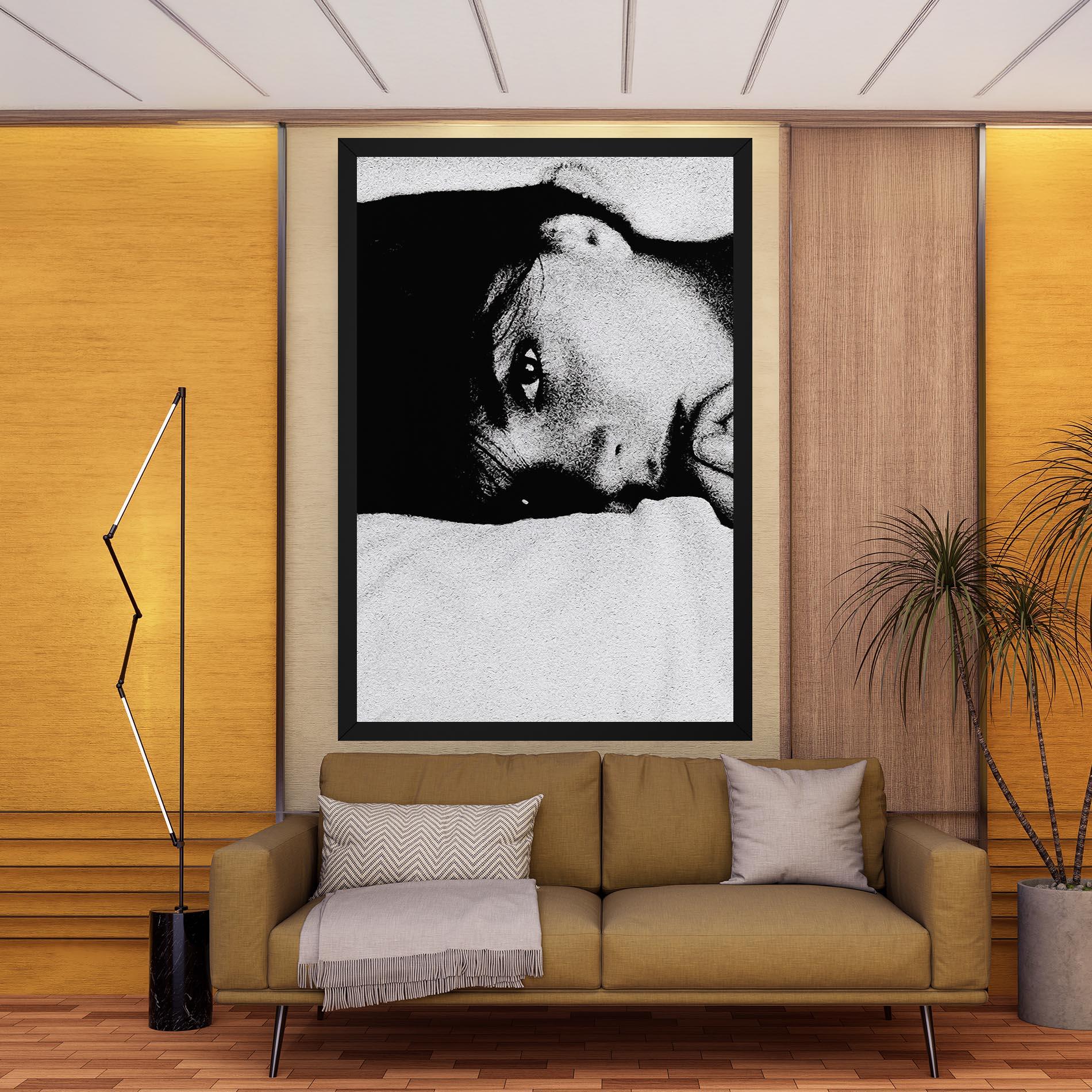 Картина на платно Eye Contact mockup 9