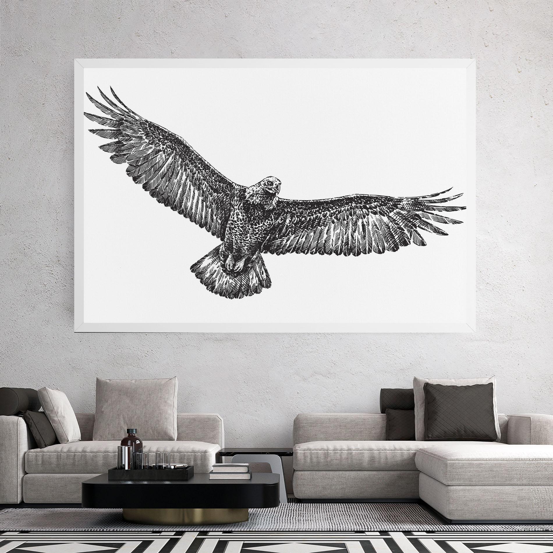 Картина на платно Eagle Art Line mockup 2