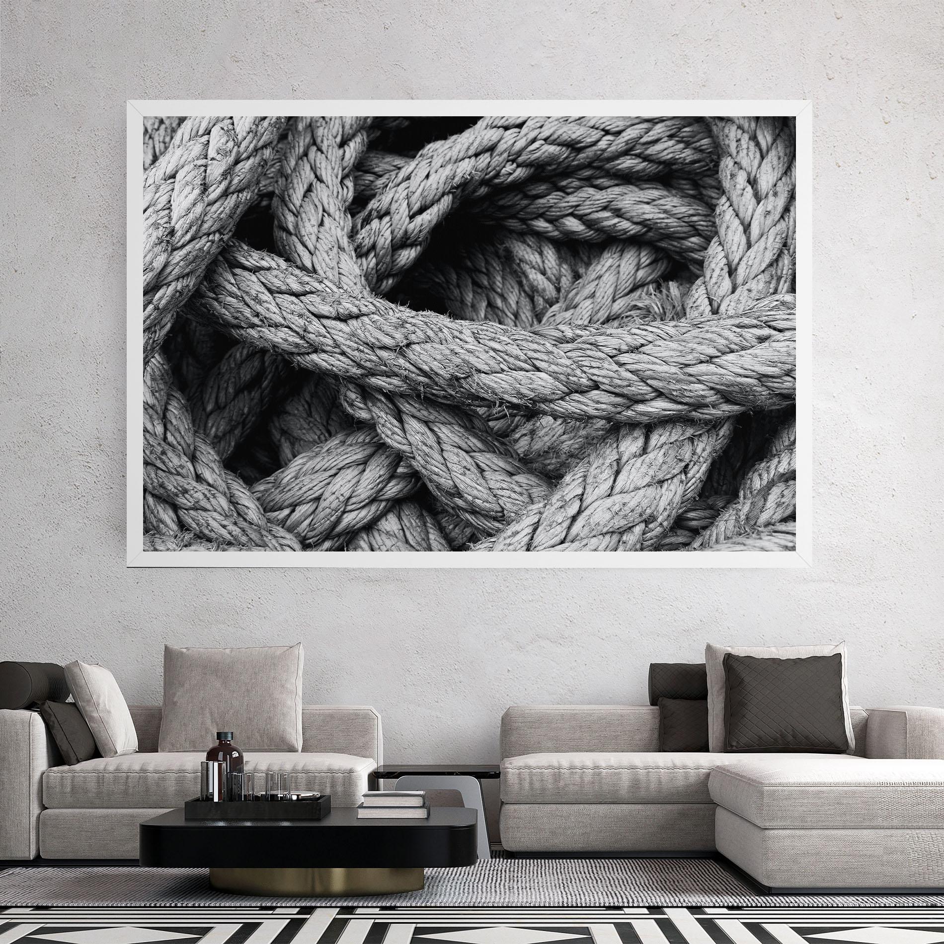 Картина на платно Gray String mockup 2