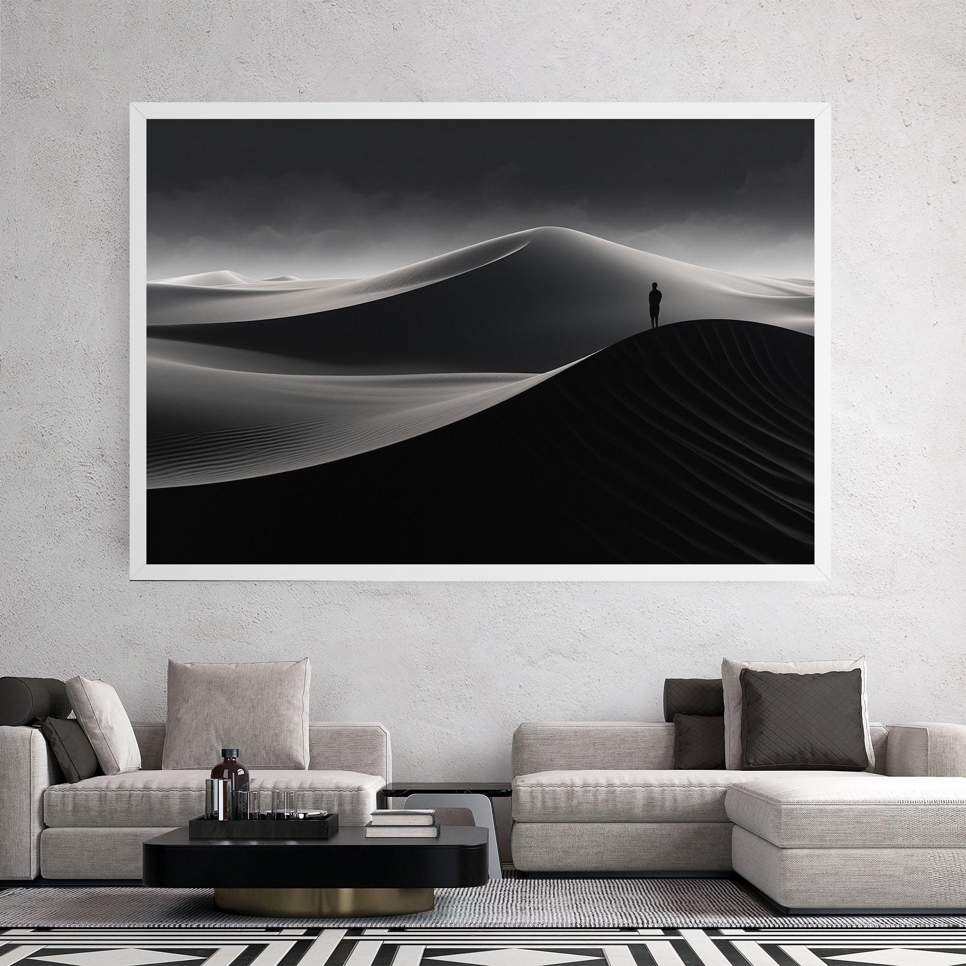 Картина на платно Grey Dune mockup 2