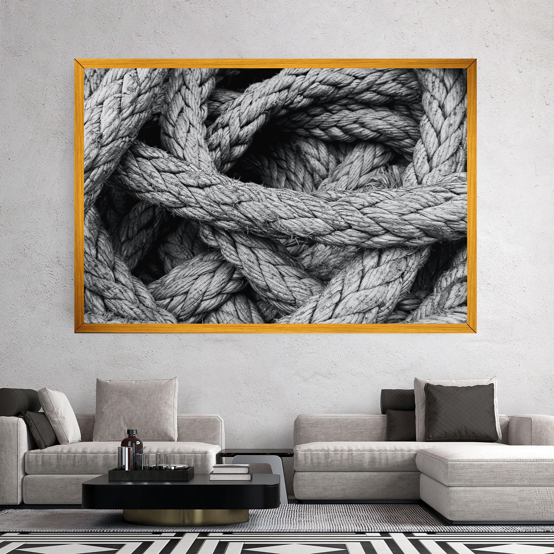 Картина на платно Gray String mockup 2