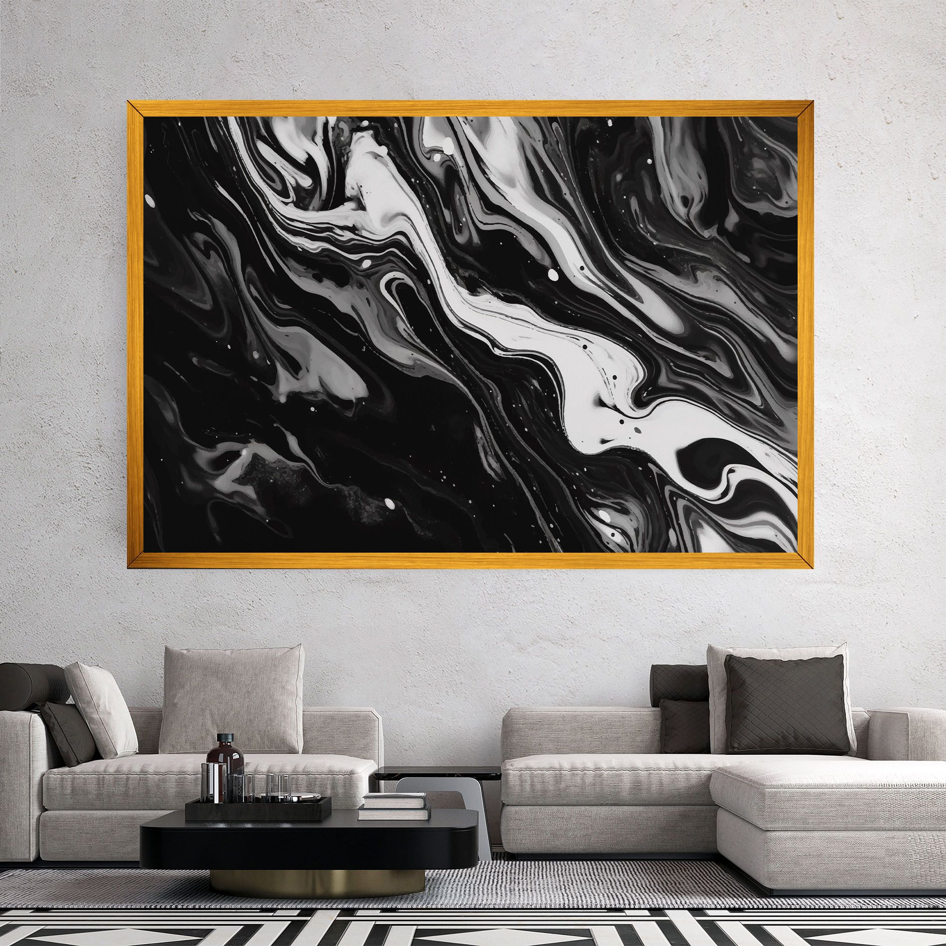 Grey Art Marble mockup 2