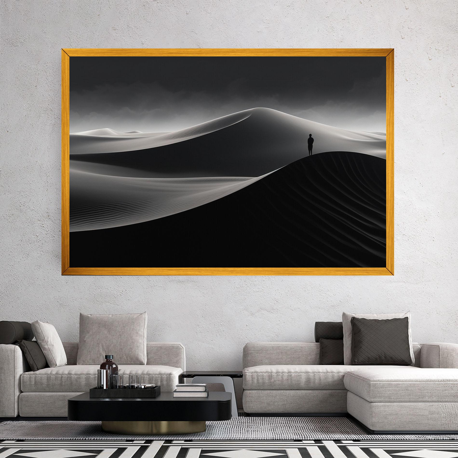 Картина на платно Grey Dune mockup 2
