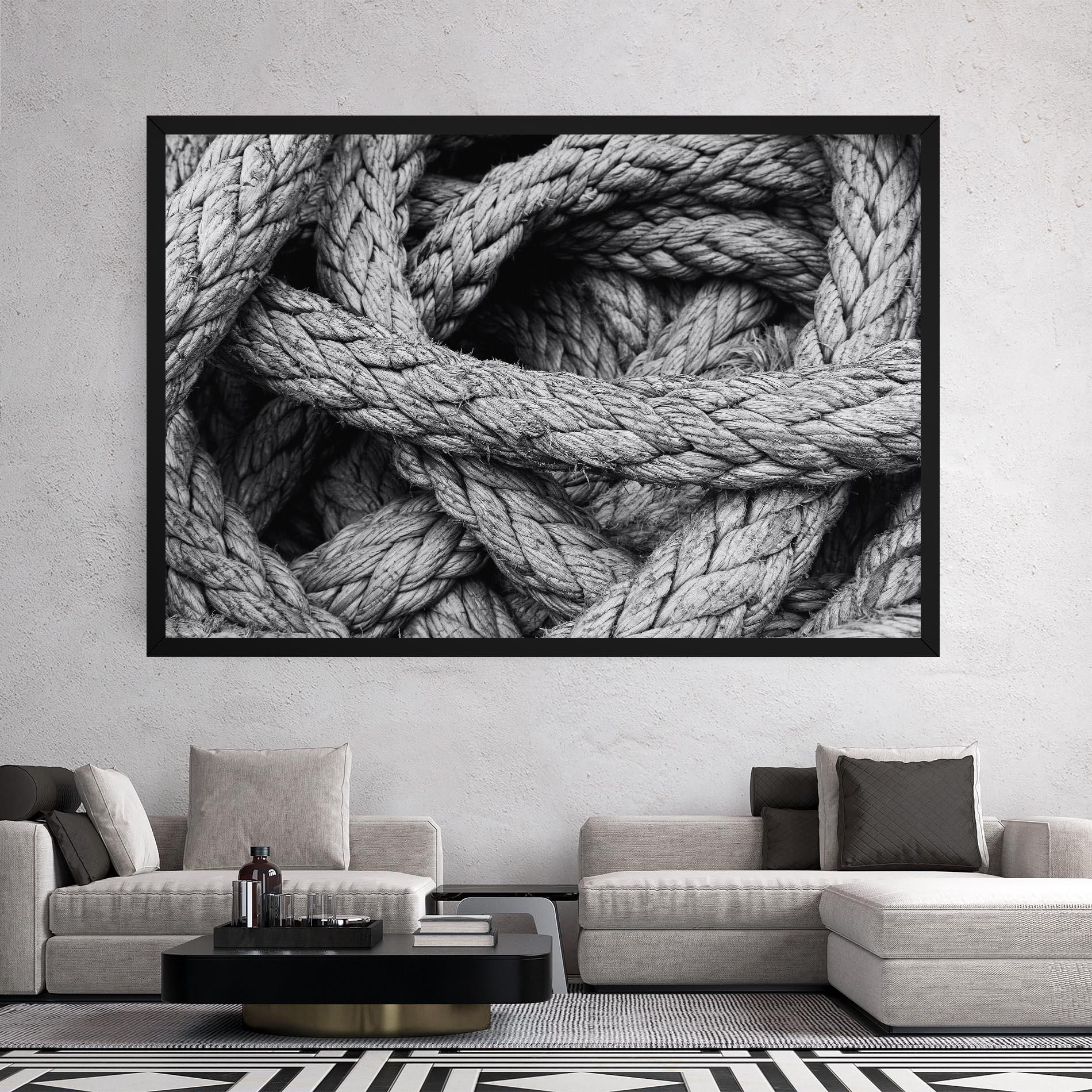 Картина на платно Gray String mockup 2