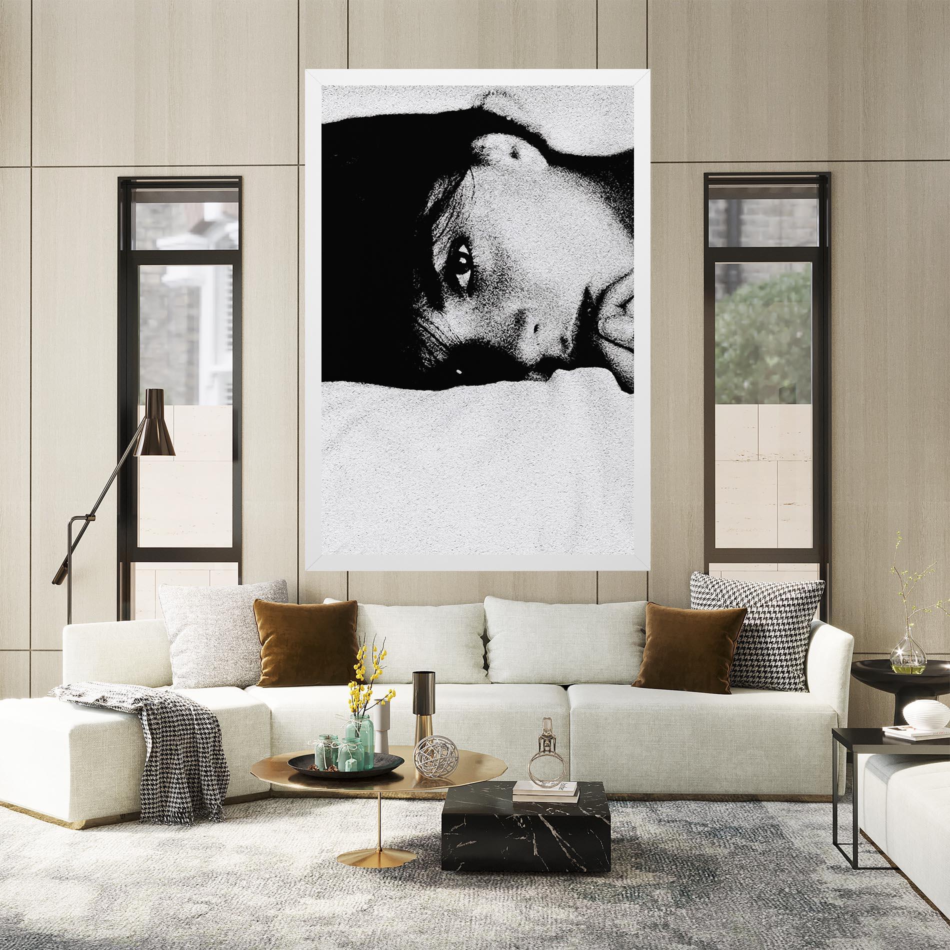 Картина на платно Eye Contact mockup 2