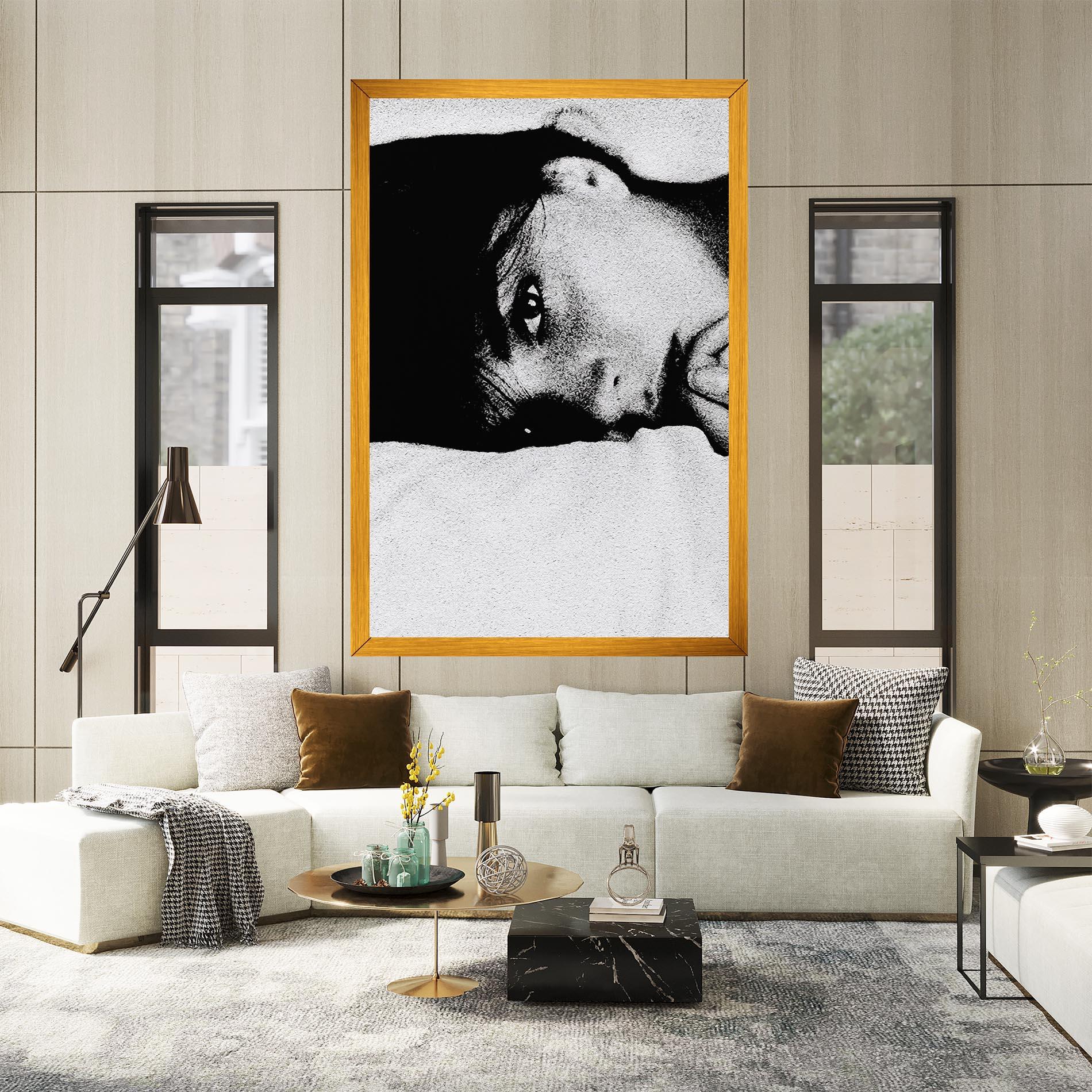 Картина на платно Eye Contact mockup 2