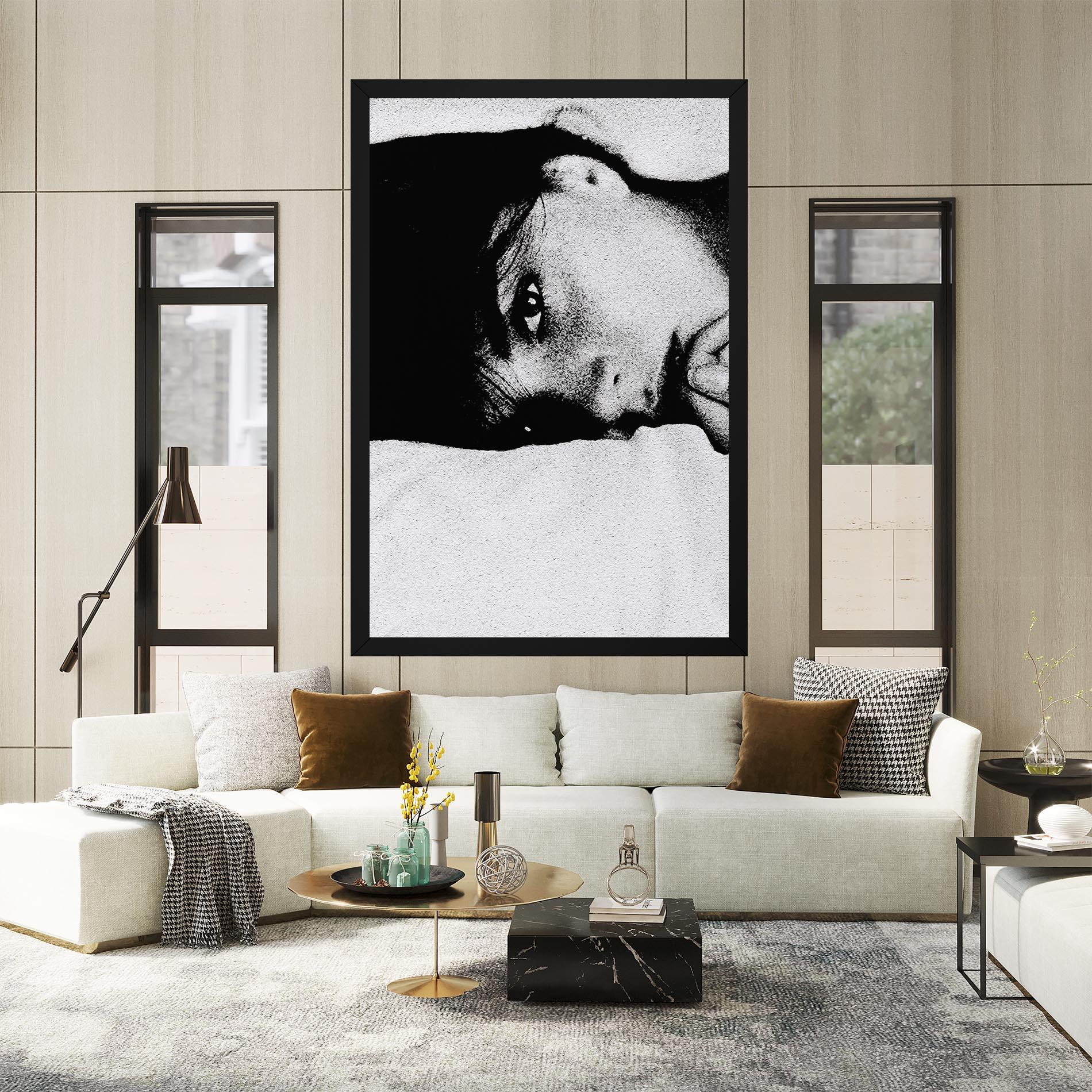 Картина на платно Eye Contact mockup 2