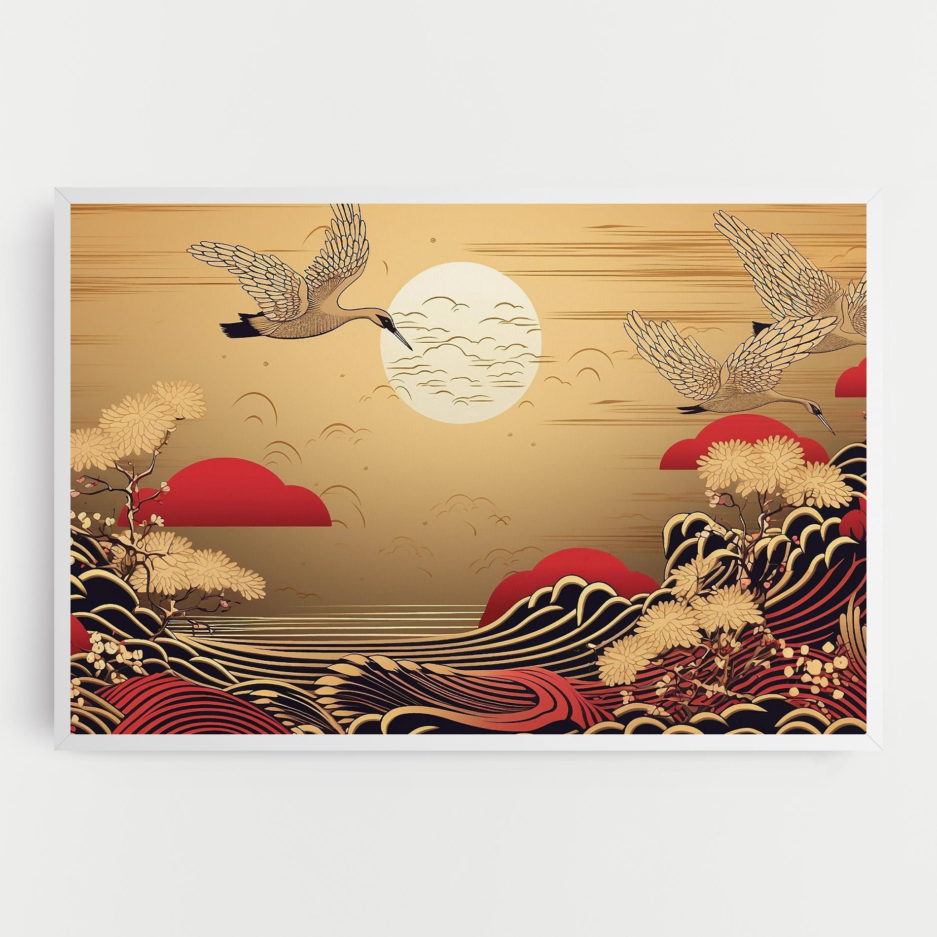 Картина на платно Chinese Wind Art mockup 0