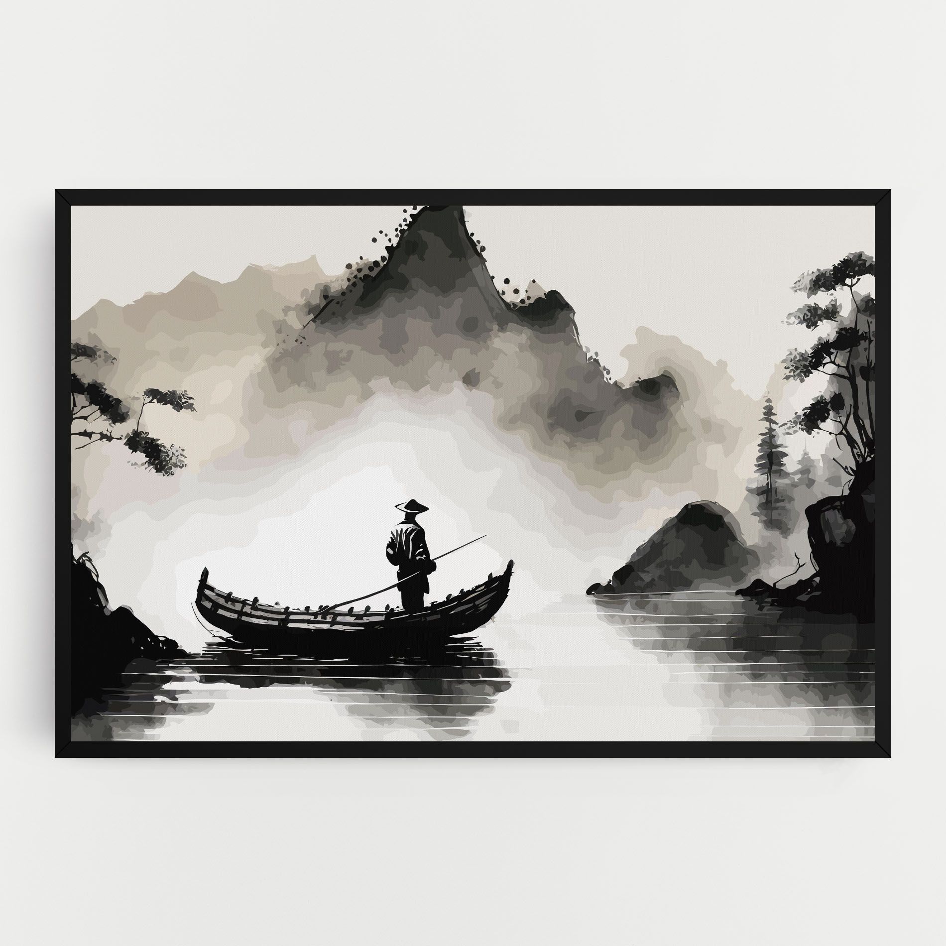 Black Ink Boat mockup 0