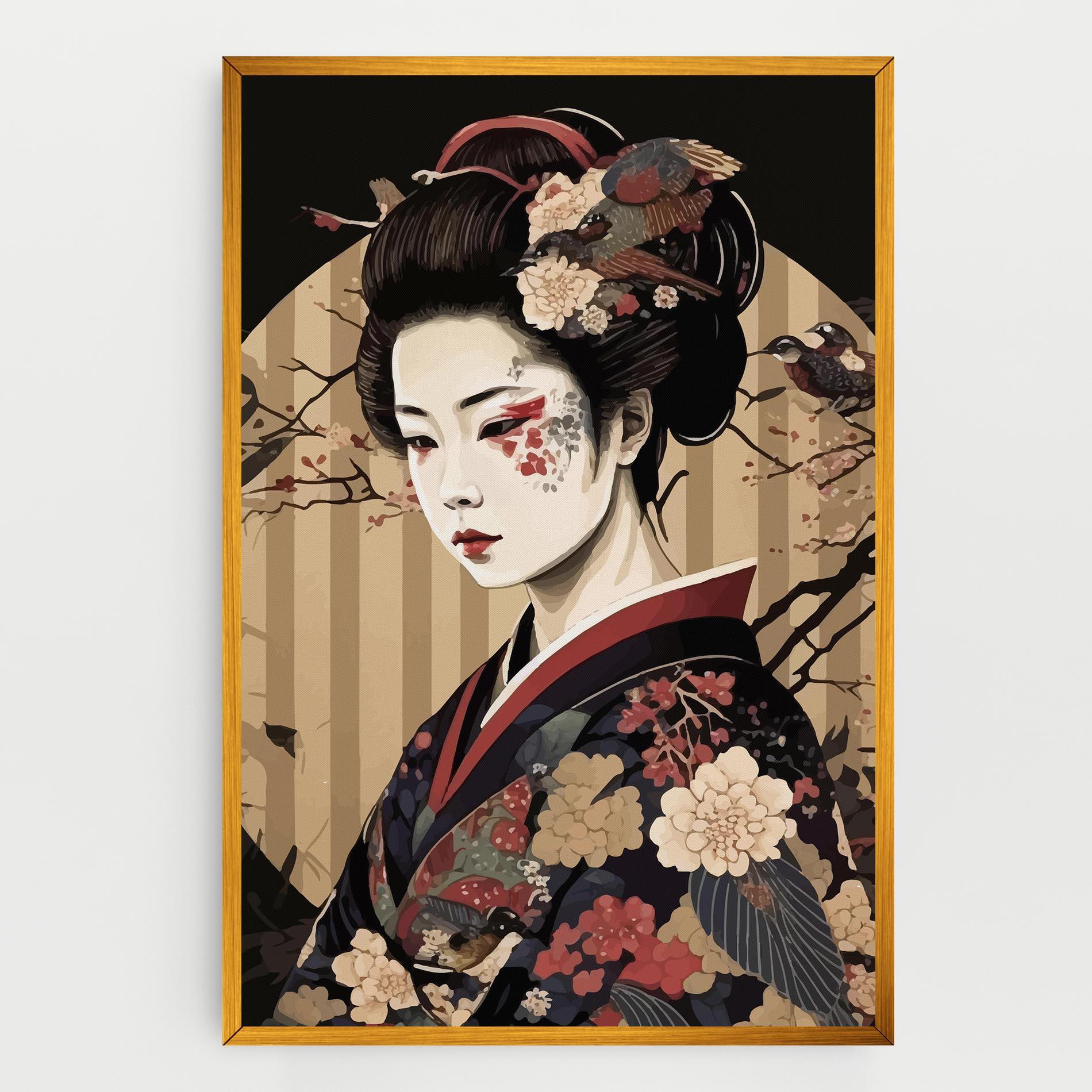 Картина на платно Asiatic Lady mockup 0