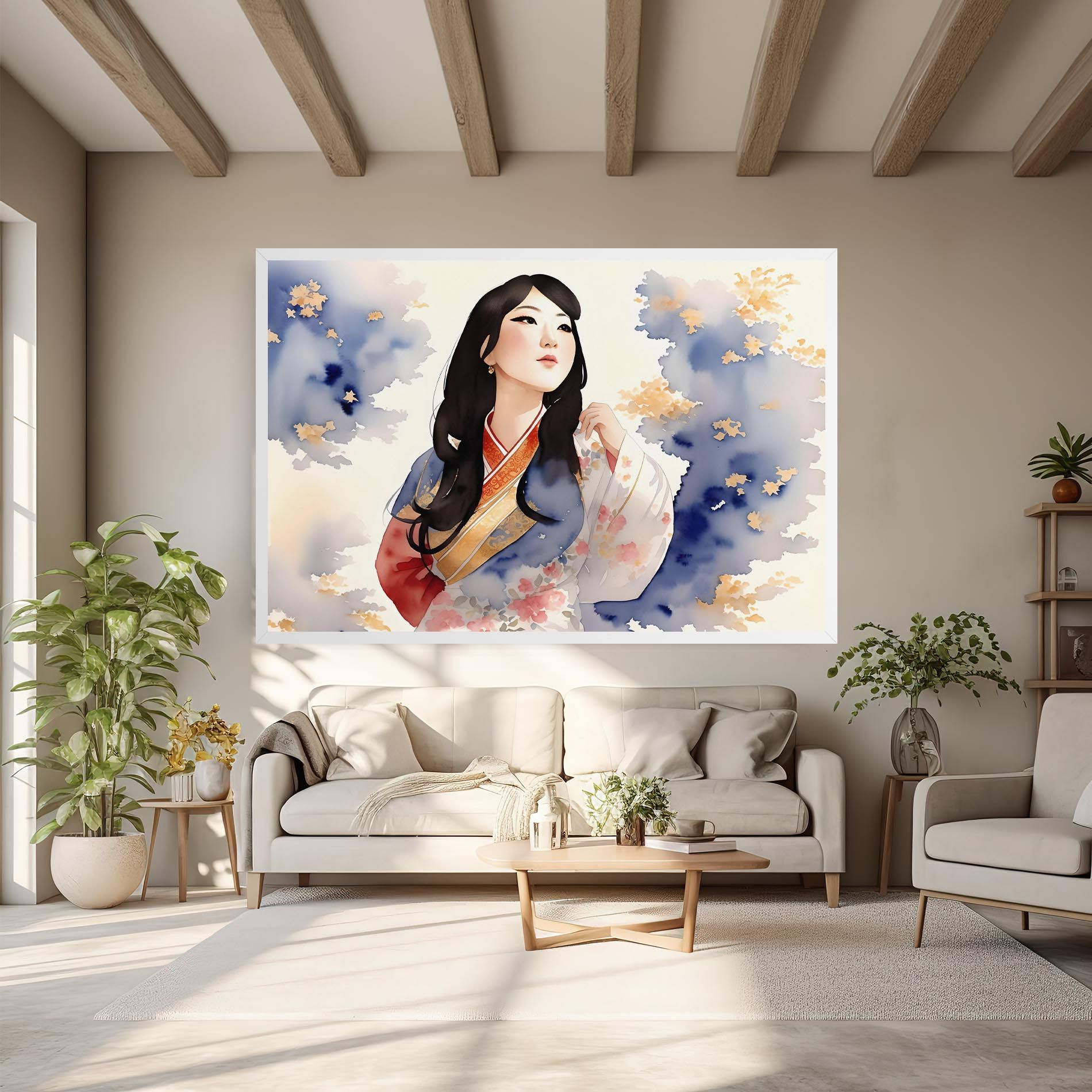 Asian Woman Dancing mockup 6