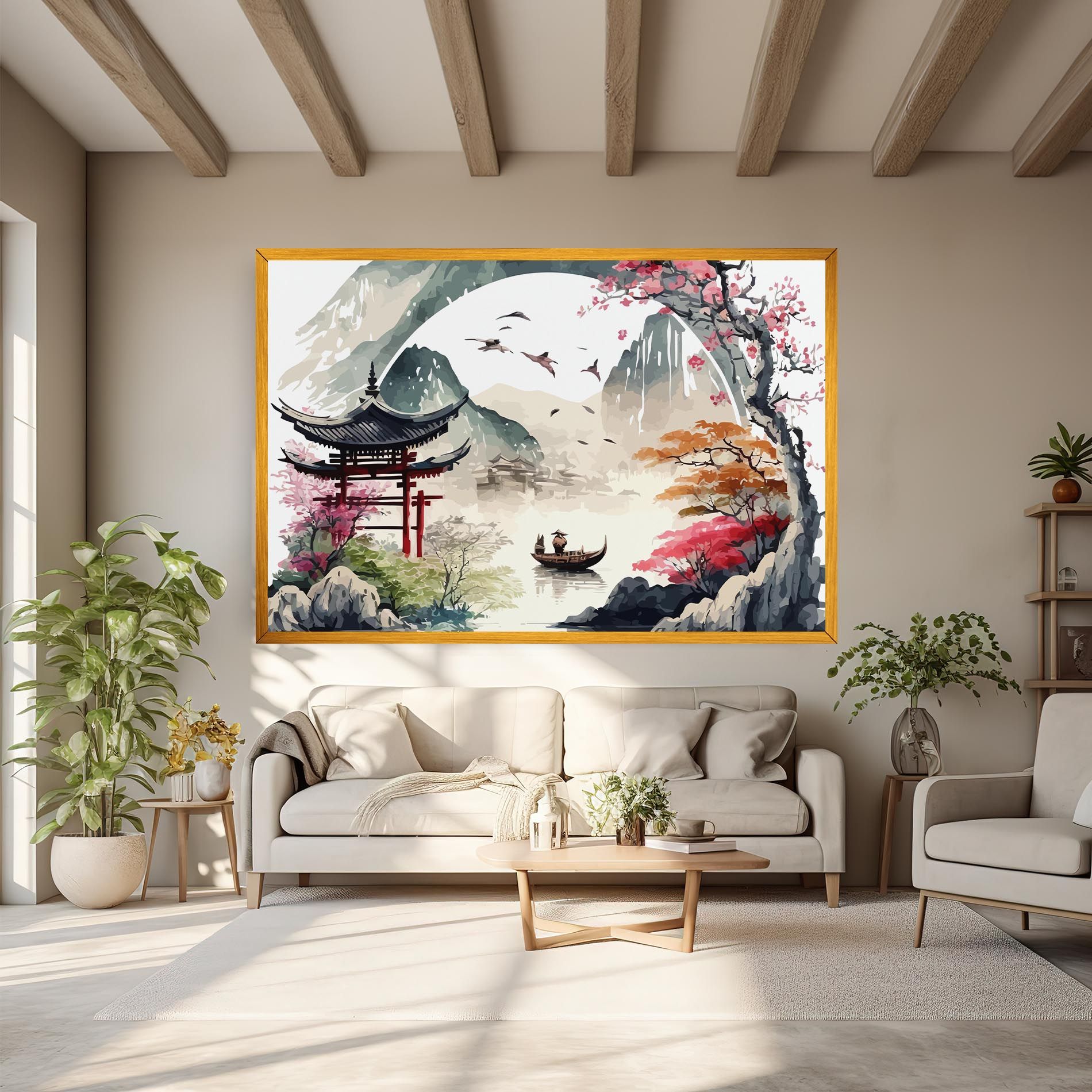Beautiful Asiatic View mockup 6
