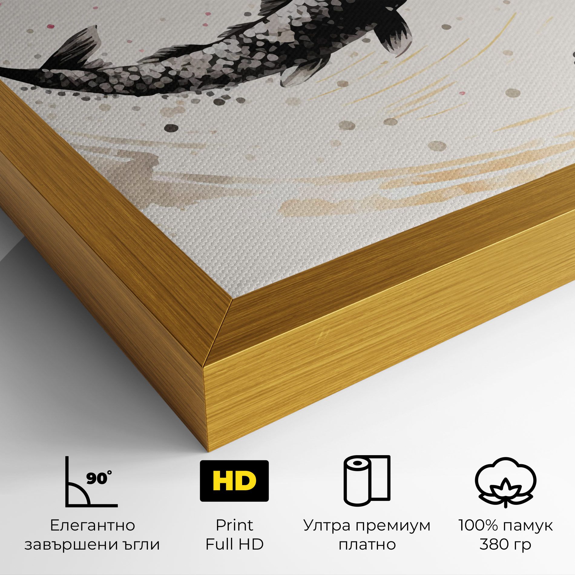 Asiatic Flower Fish mockup 4