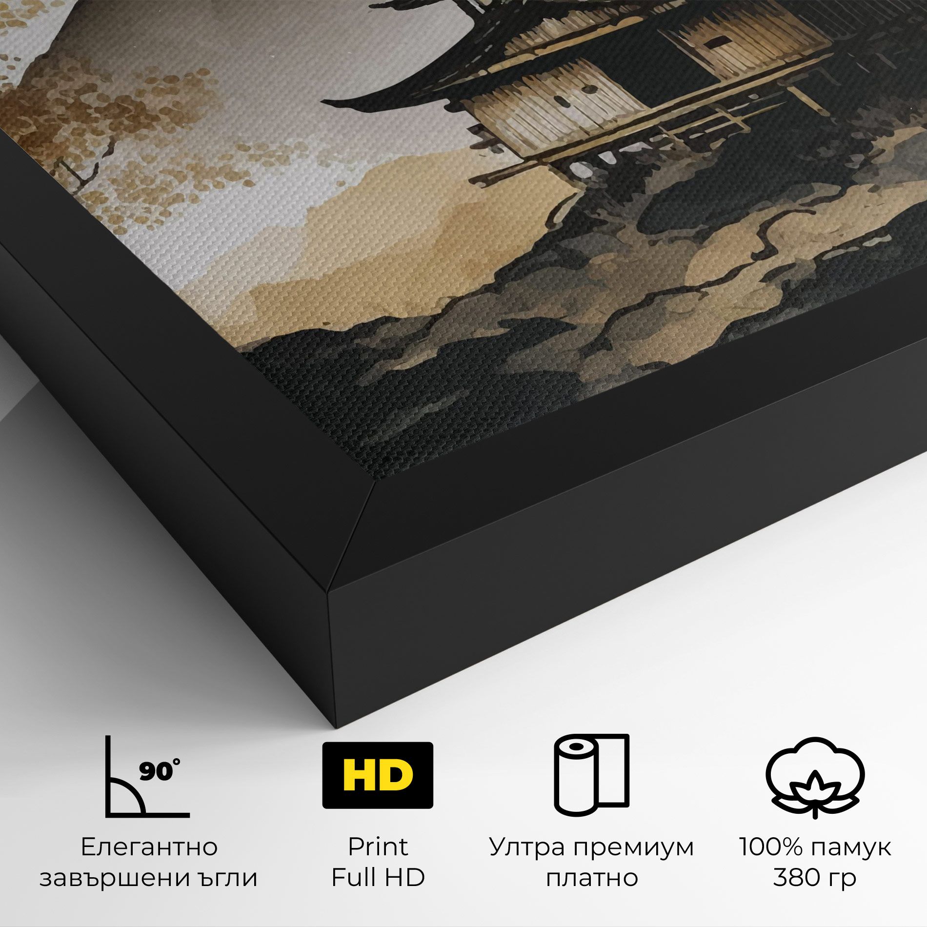 Gold Japanese Temple mockup 4