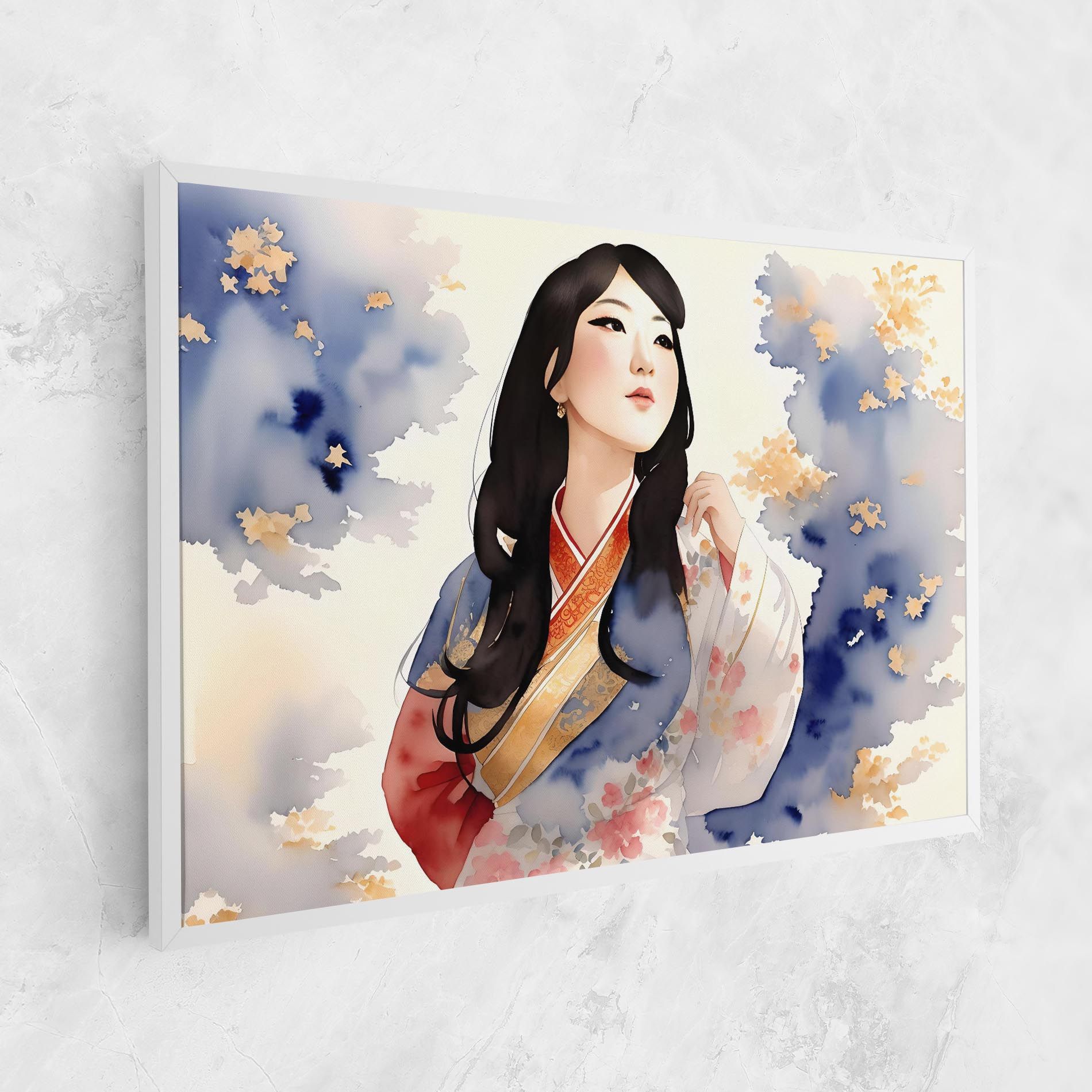 Asian Woman Dancing mockup 1