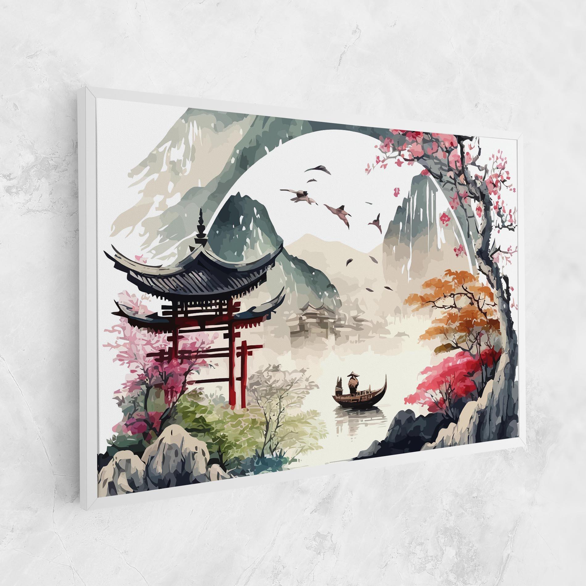 Картина на платно Beautiful Asiatic View mockup 1